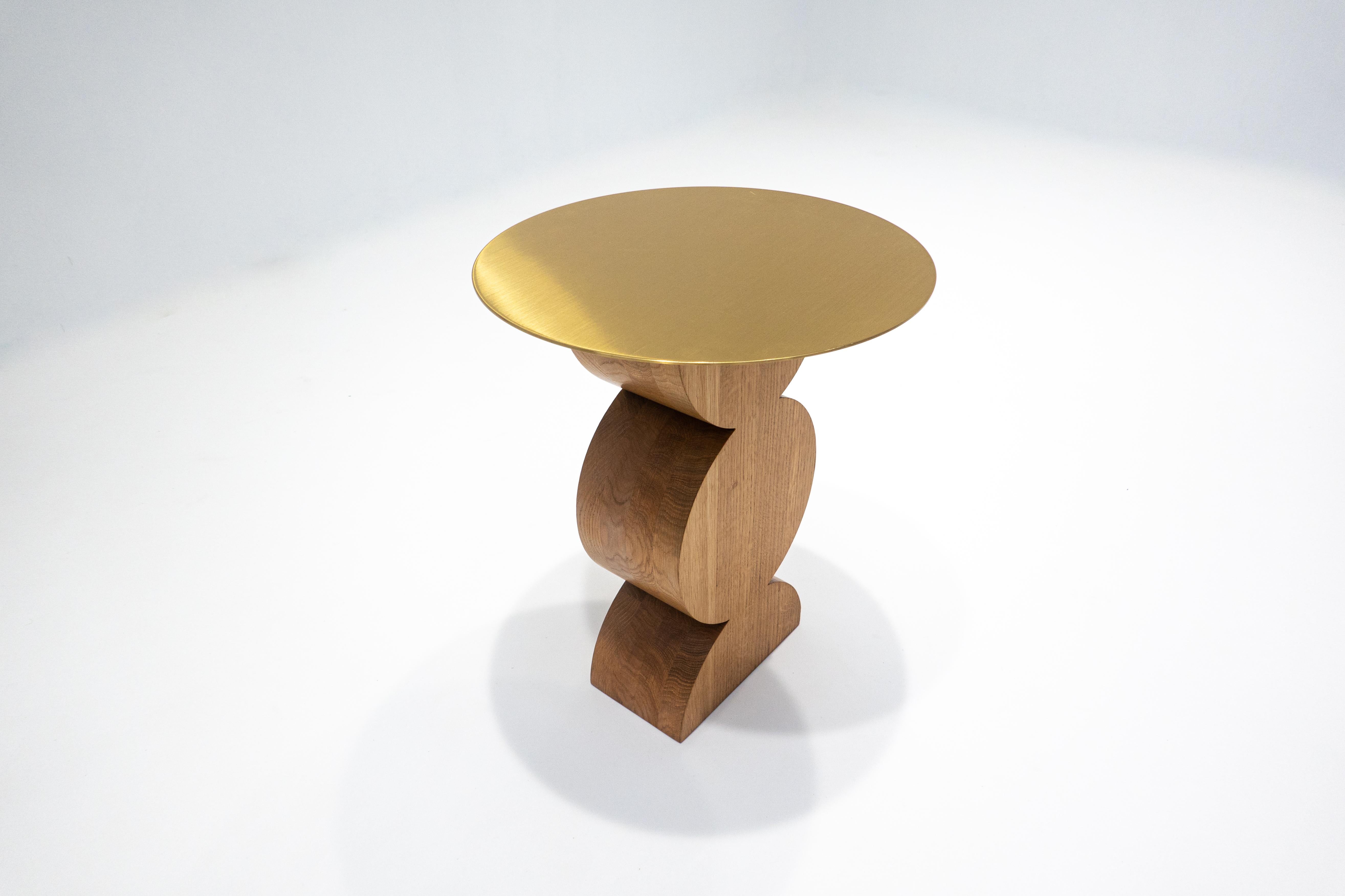 Constantin Side Table by Dino Gavina for Studio Simon, Italy, 1980s For Sale 1