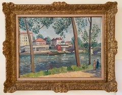 Vintage The Seine at Saint-Cloud