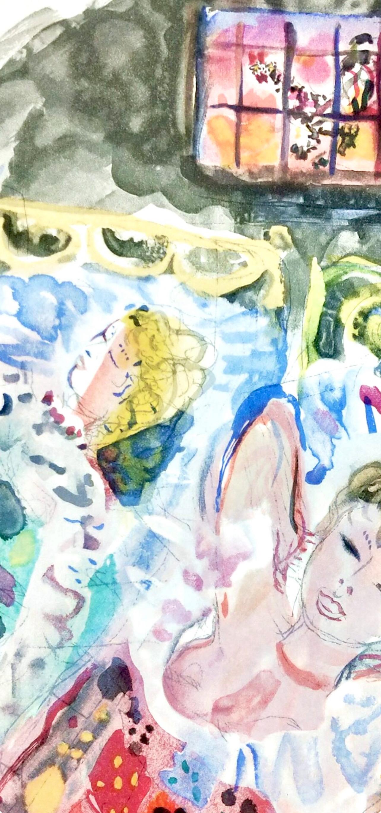 Deux femmes se reposant, Vingt fables de La fontaine, Constantin Terechkovitch For Sale 3