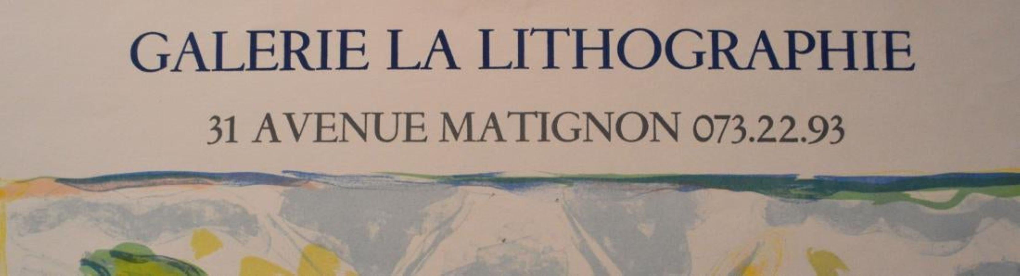 Galerie La Lithographie-Vintage Event Poster. Pubblicato da Mourlot - Print di Constantin Terechkovitch