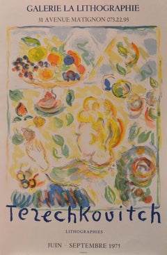 Galerie La Lithographie-Vintage Event Poster. Published by Mourlot