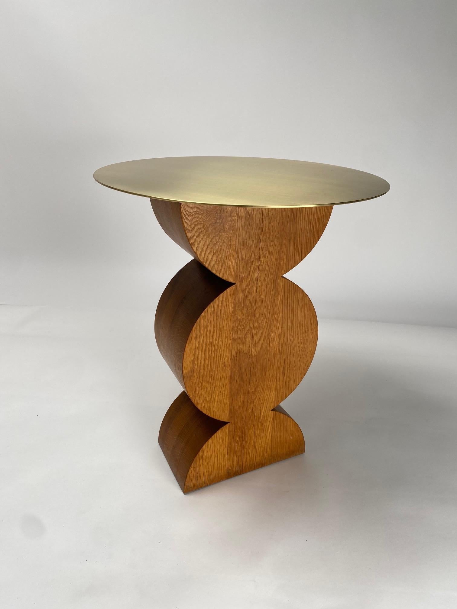 Constantin wood side table by Gavina, Homage to Brancusi, 1971 (First Edition) For Sale 3