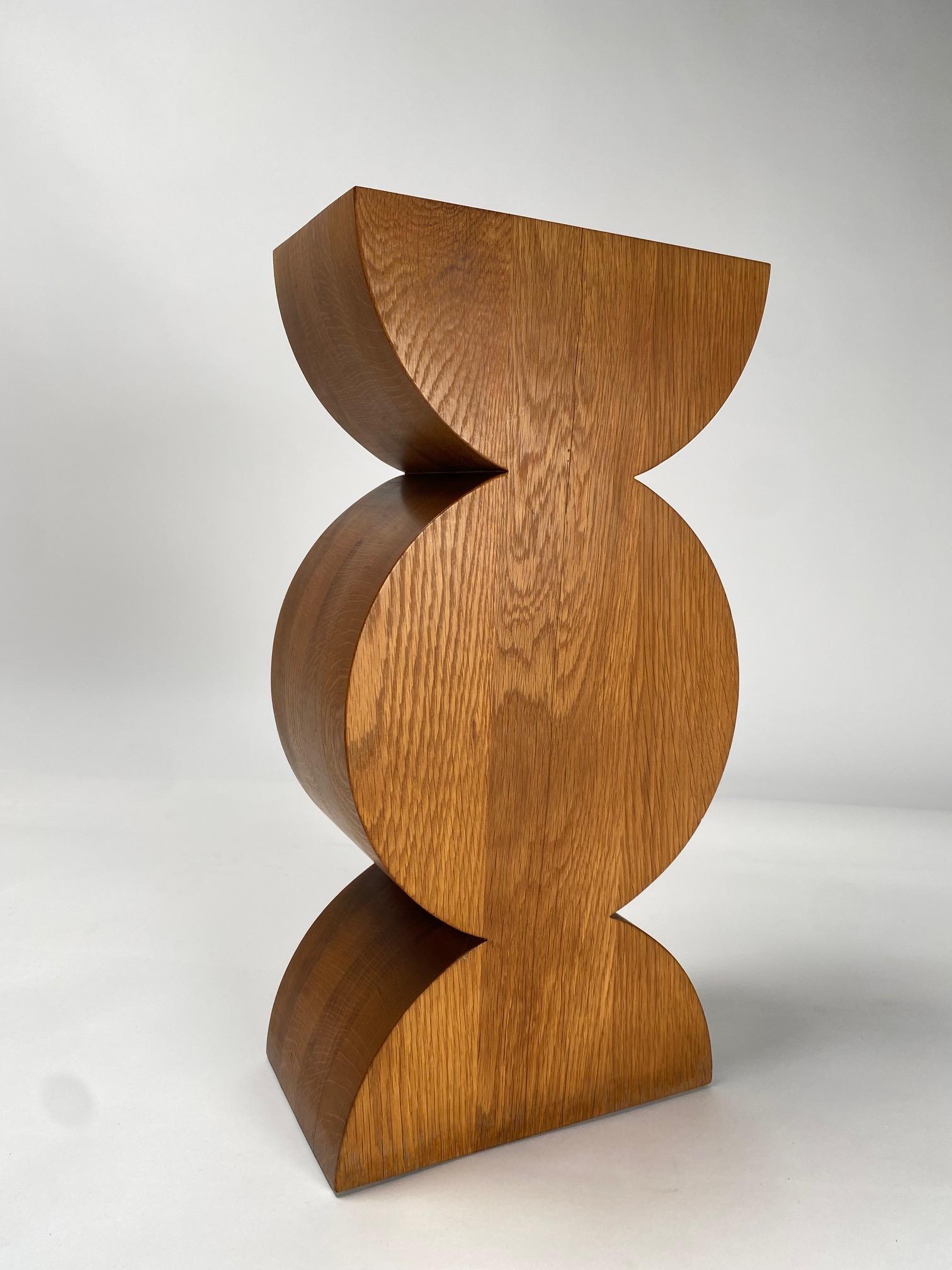 Mid-Century Modern Constantin wood side table by Gavina, Homage to Brancusi, 1971 (First Edition) For Sale
