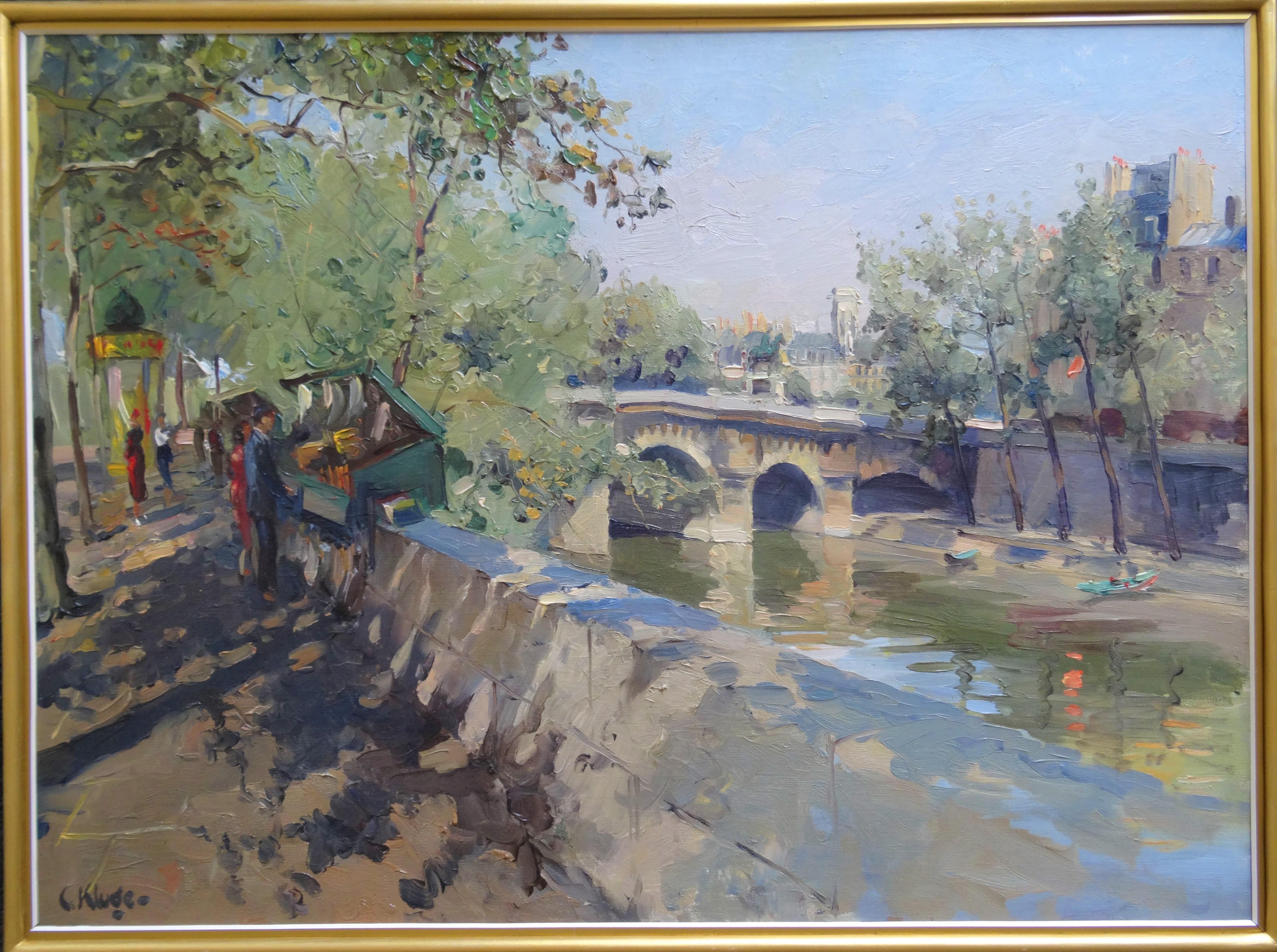 Constantin Kluge est un peintre français d'origine russe, surtout connu pour ses scènes naturalistes de Paris et de la campagne française. Kluge est né d'une riche famille de militaires le 29 janvier 1912 à Riga, en Lettonie, qui était alors une