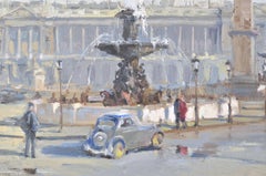Palace de la Concorde, Paris. 1950. Canvas, oil. 54x65 cm. Signed by artist