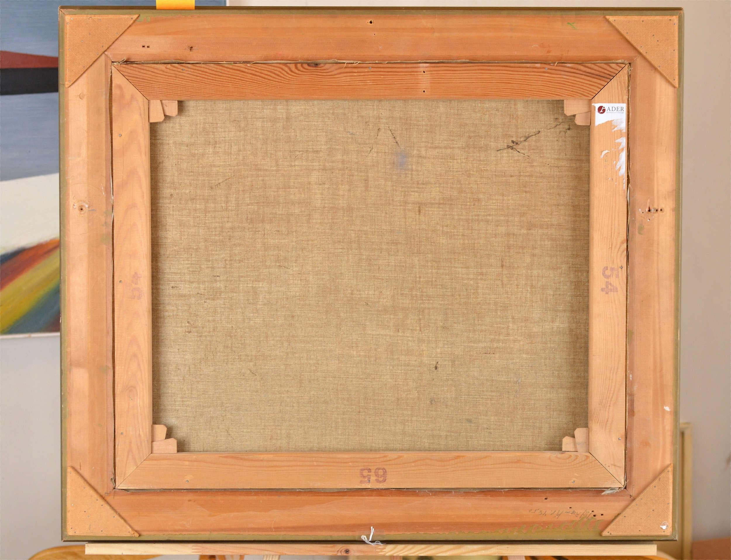 Palace de la Concorde, Paris. 1950. Canvas, oil. 54x65 cm. Frame size 70x81 cm im Angebot 2