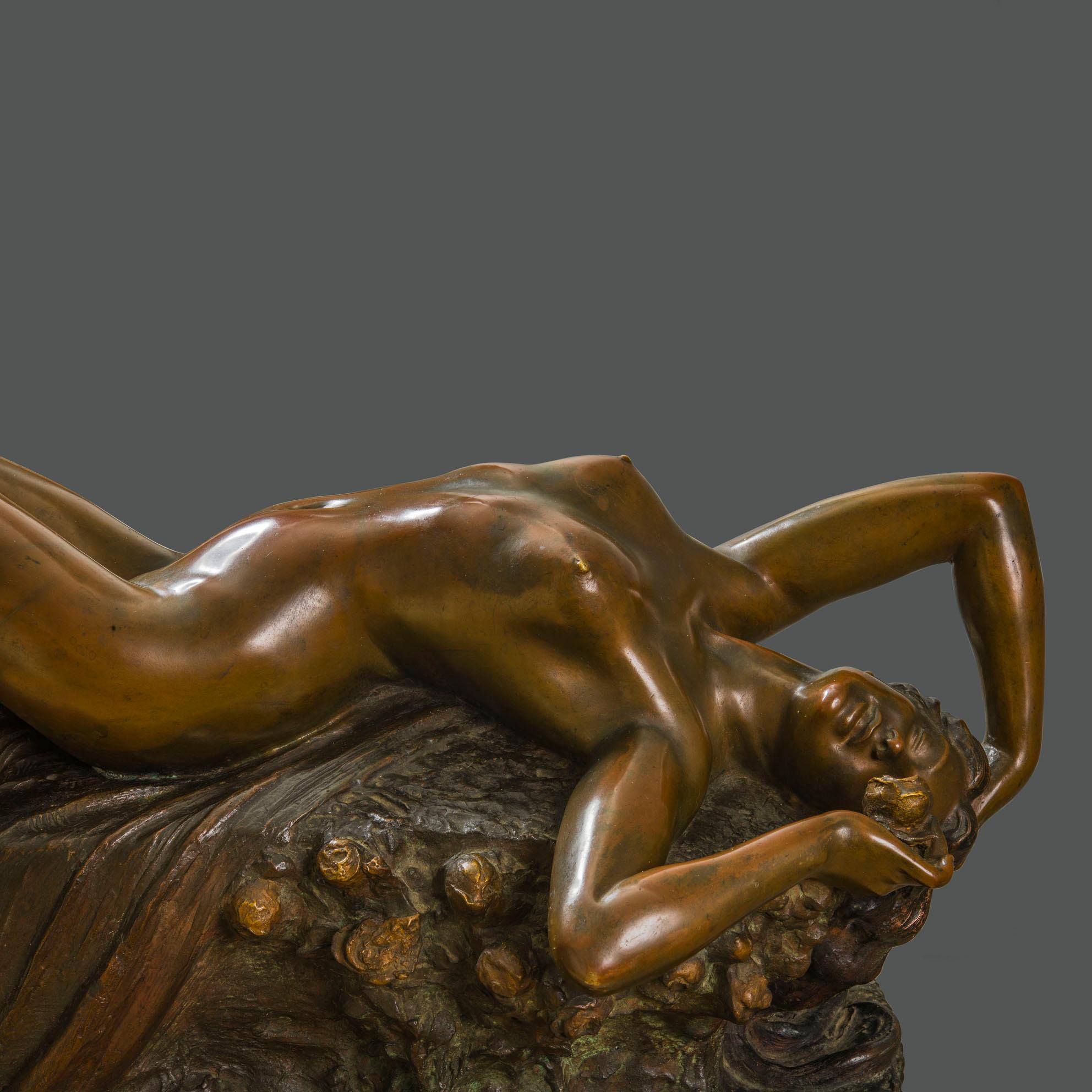 Bronze d'origine italienne signé, daté et inscrit en vente 3