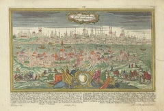 Constantinopla (Estambul) - Vista de la ciudad por Werner y Gläser, Augsburgo ca.1730