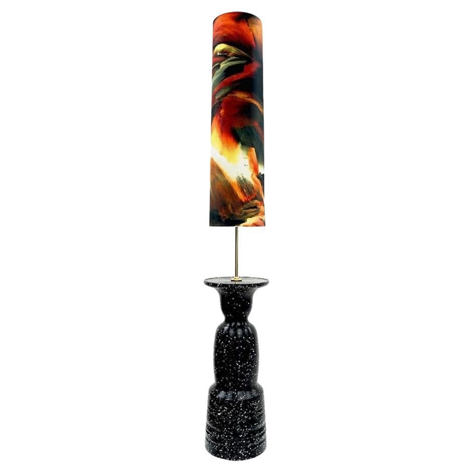 Constella by Kollage – Sustainable Contemporary Floor Lamp (Dark Inferno) For Sale