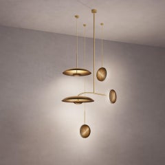 'Constellation 01 Ore' Bronze Gradient Brass Ceiling Pendants