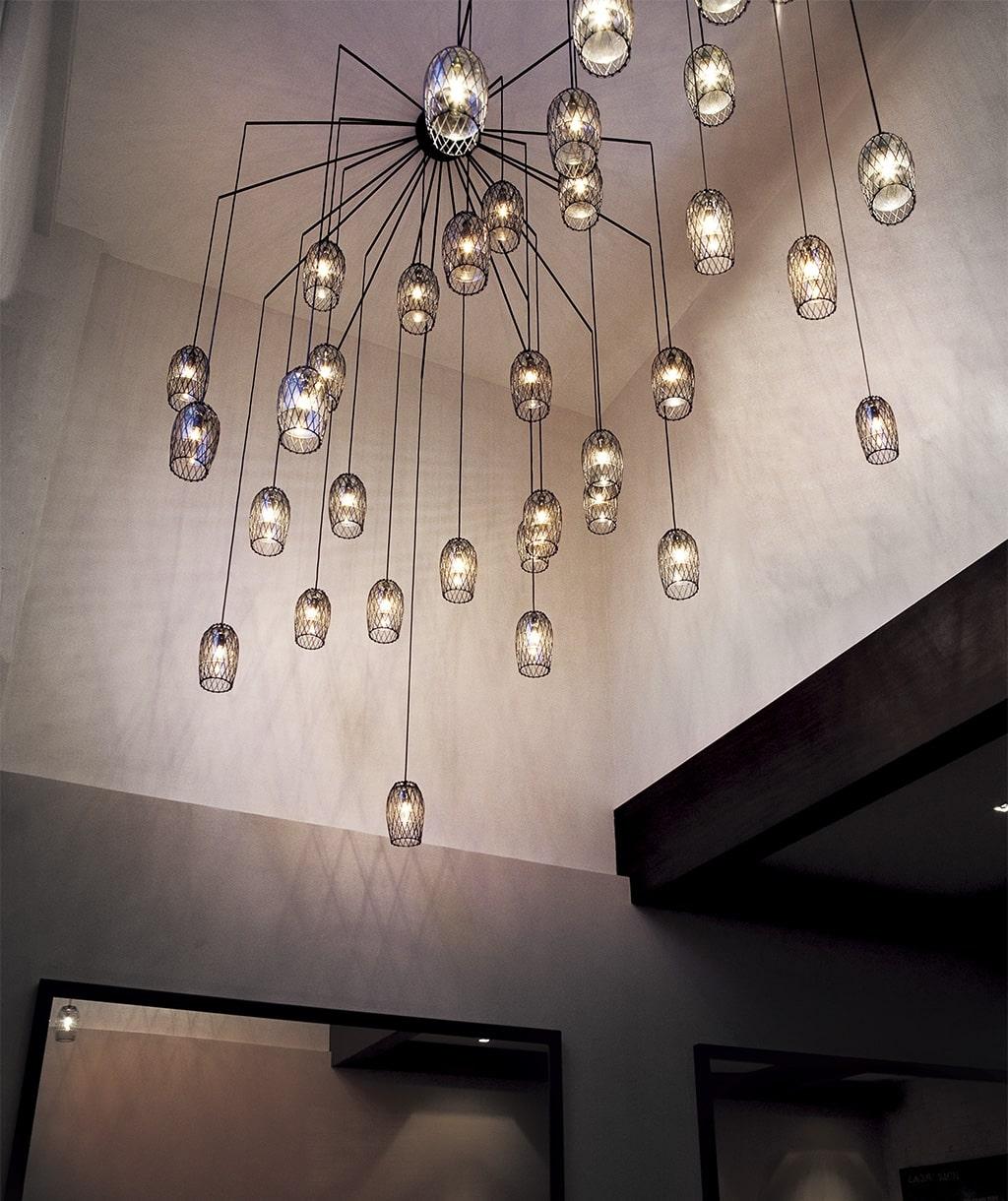 Contemporary Constellation 16 Pendant Light, Kenneth Cobonpue