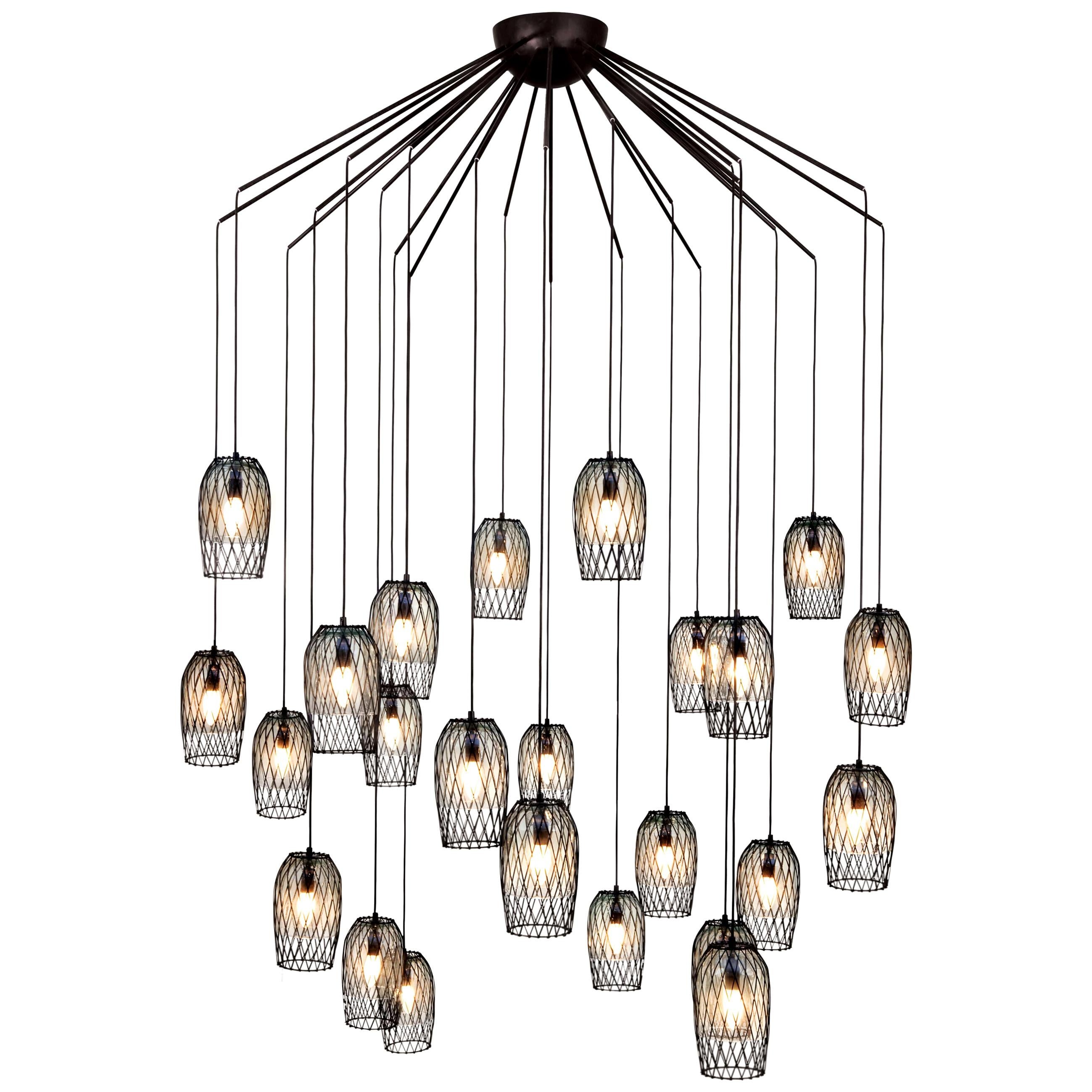 Lampada a sospensione Constellation 24, Kenneth Cobonpue
