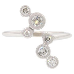 Bague Constellation en or blanc 14 ct.