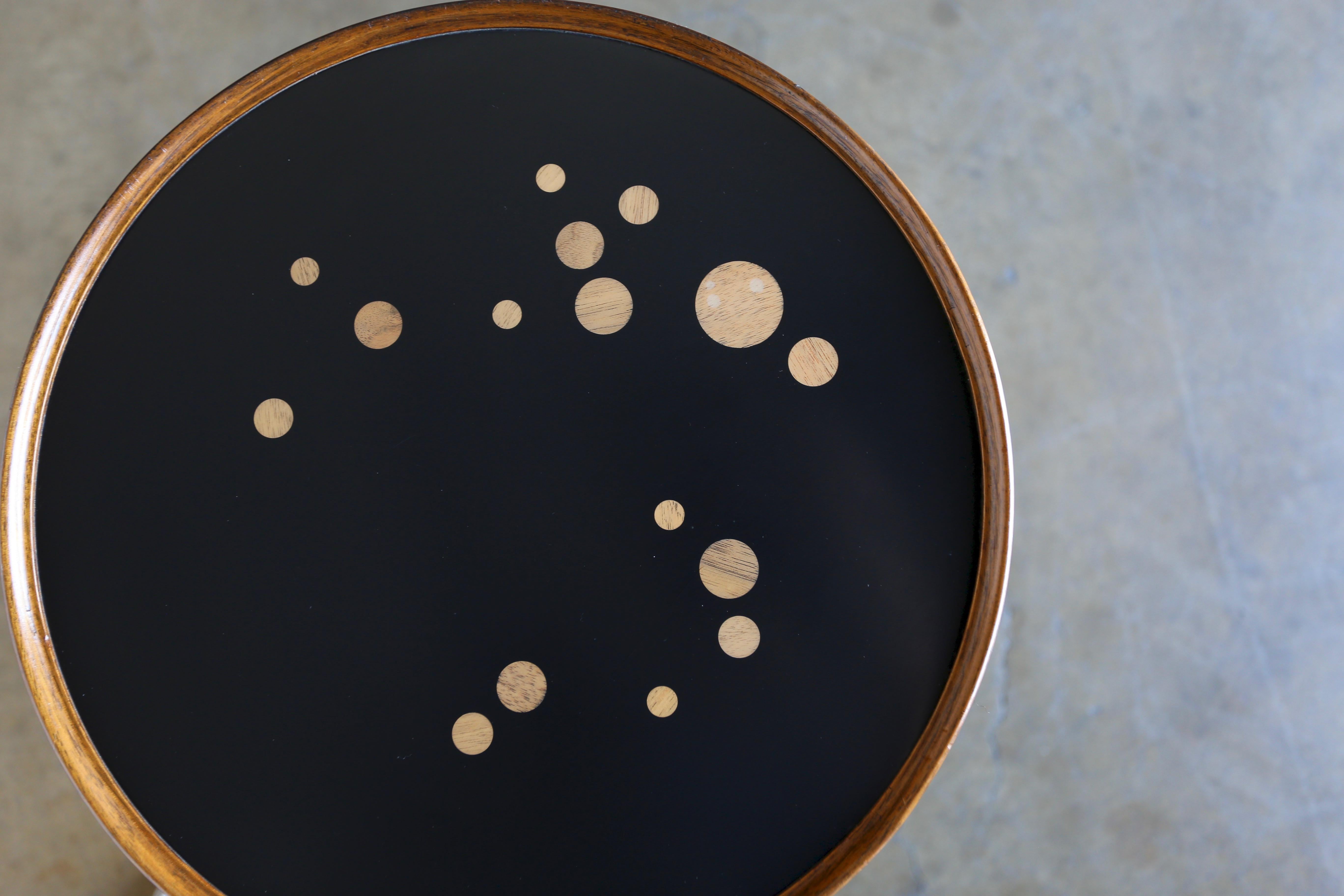 Constellation occasional table by Edward Wormley for Dunbar. 

Literature: Dunbar, manufacturer's catalog, 1962, unpaginated 

The tabletop measures: 12.88