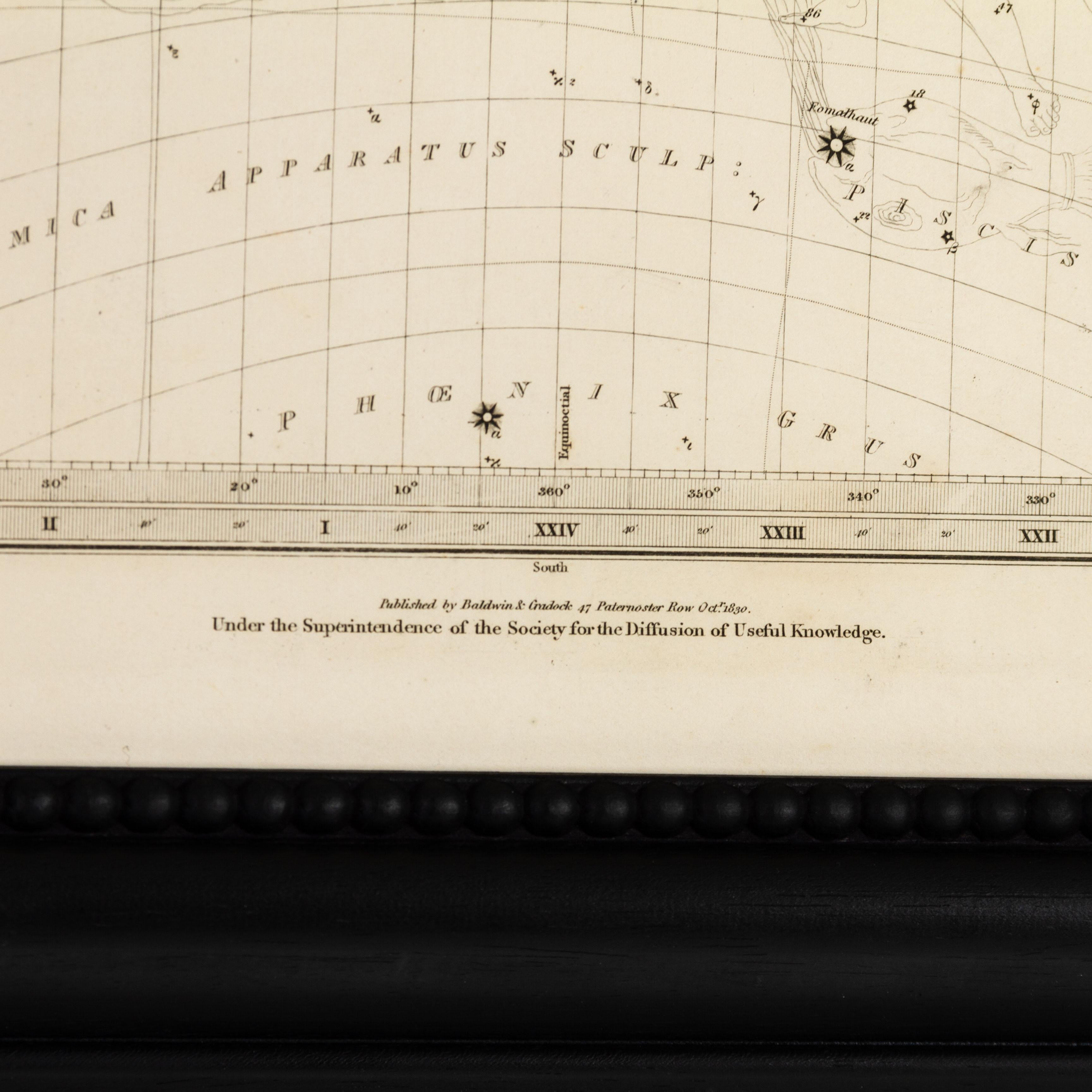 Costellazioni Mappe incise disegnate da W. Newton, pubblicate da Baldwin & Grado in vendita 8