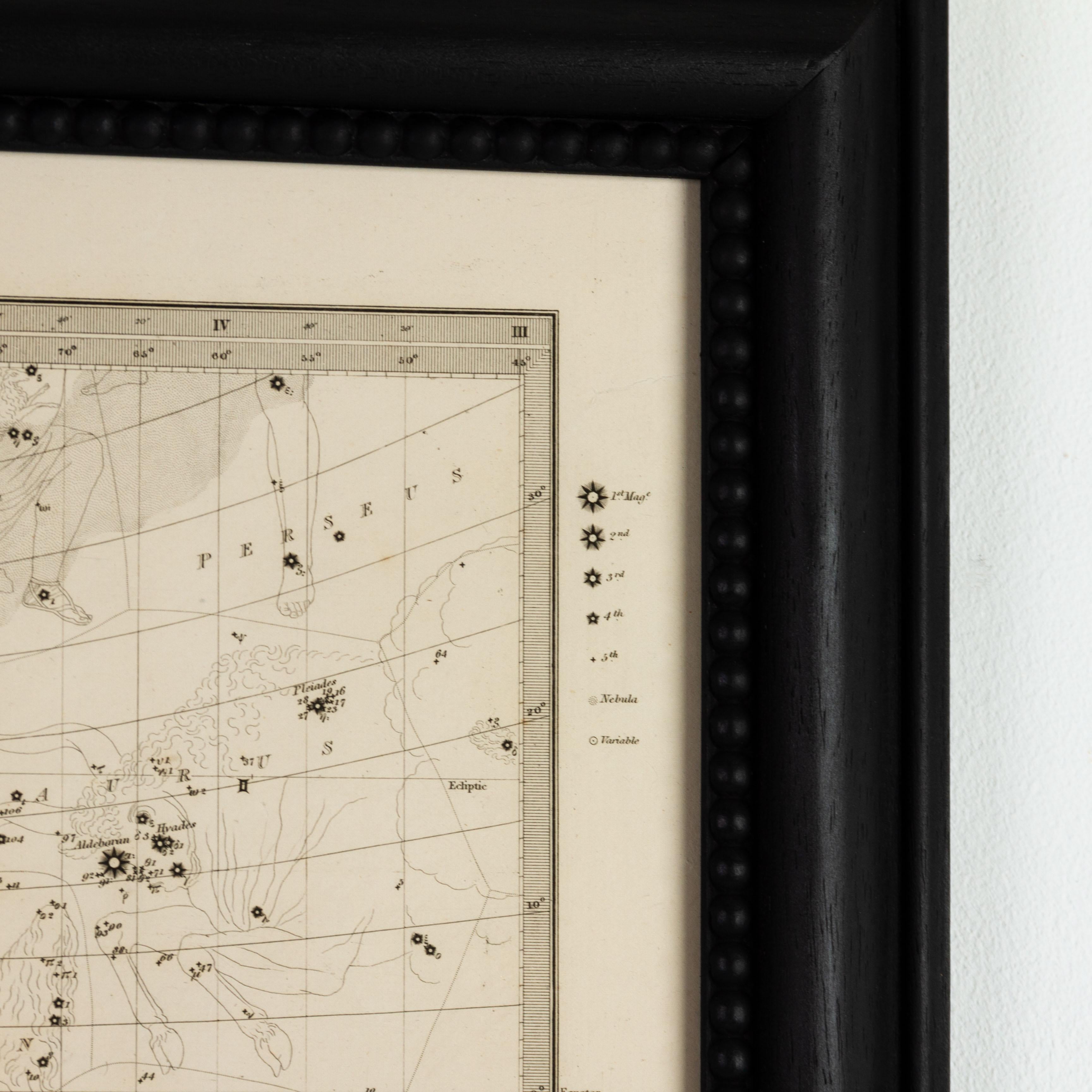 Costellazioni Mappe incise disegnate da W. Newton, pubblicate da Baldwin & Grado in vendita 12