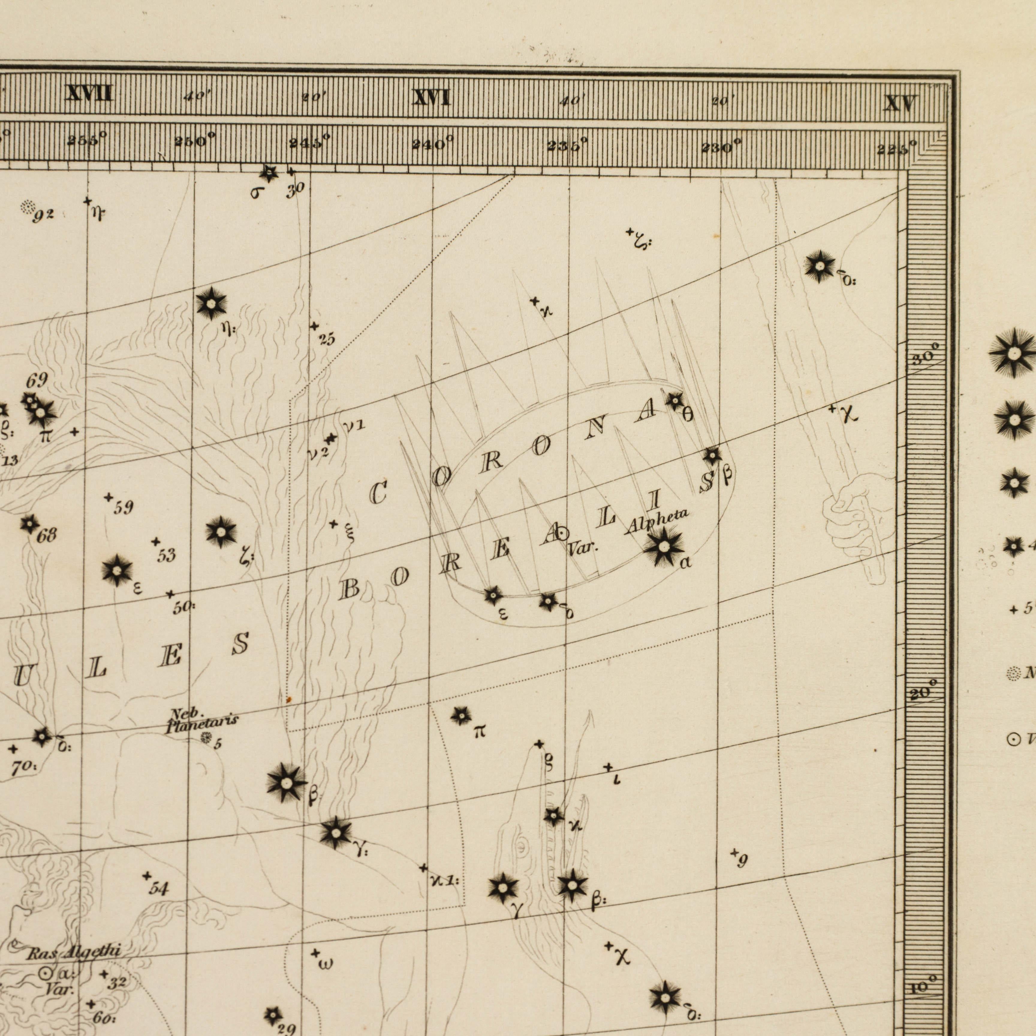 Constellations Engraved Maps Drawn by W. Newton, Published by Baldwin & Grado In Good Condition For Sale In Nottingham, GB