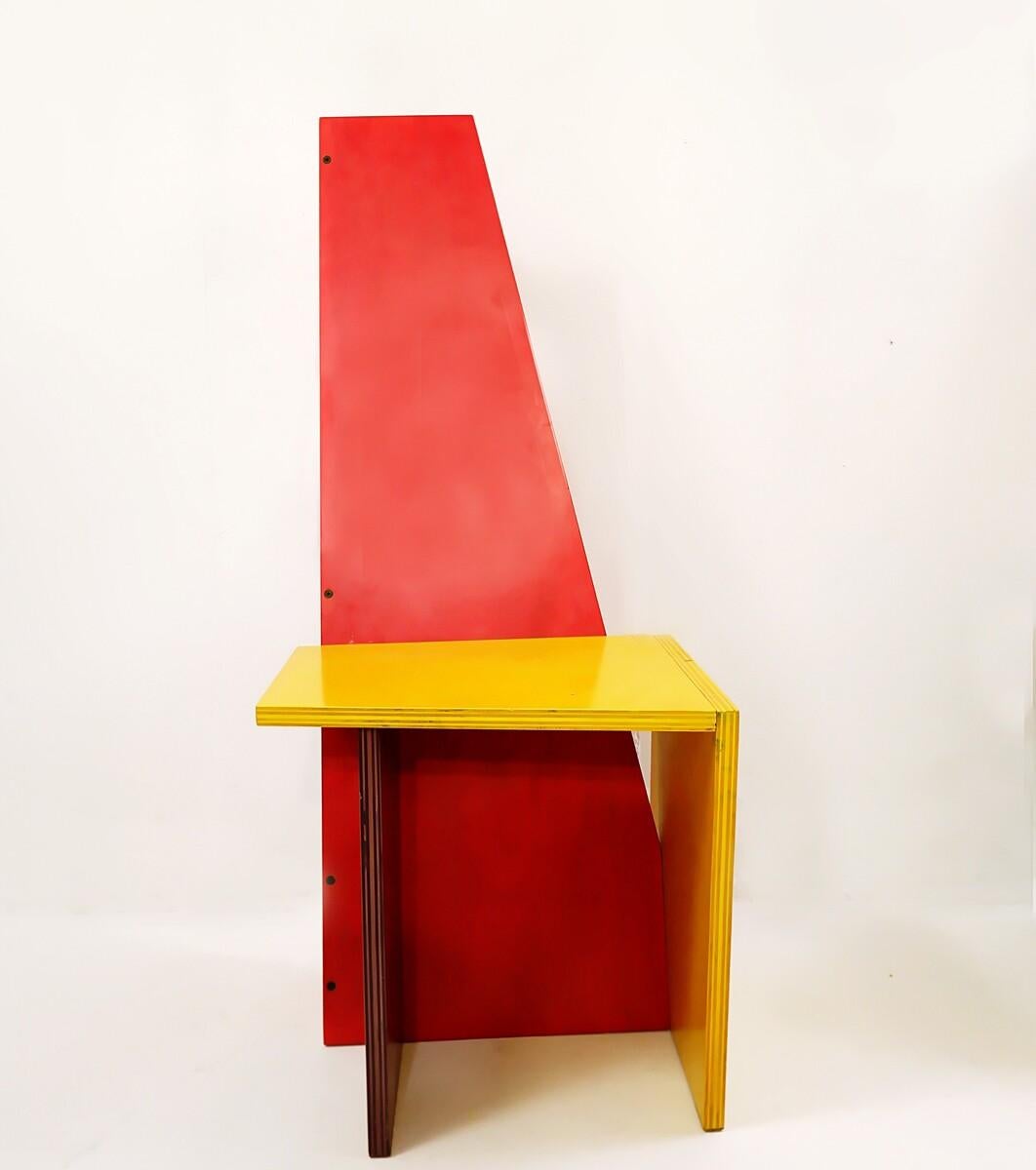 Constructive movement chair II, 1980s.
