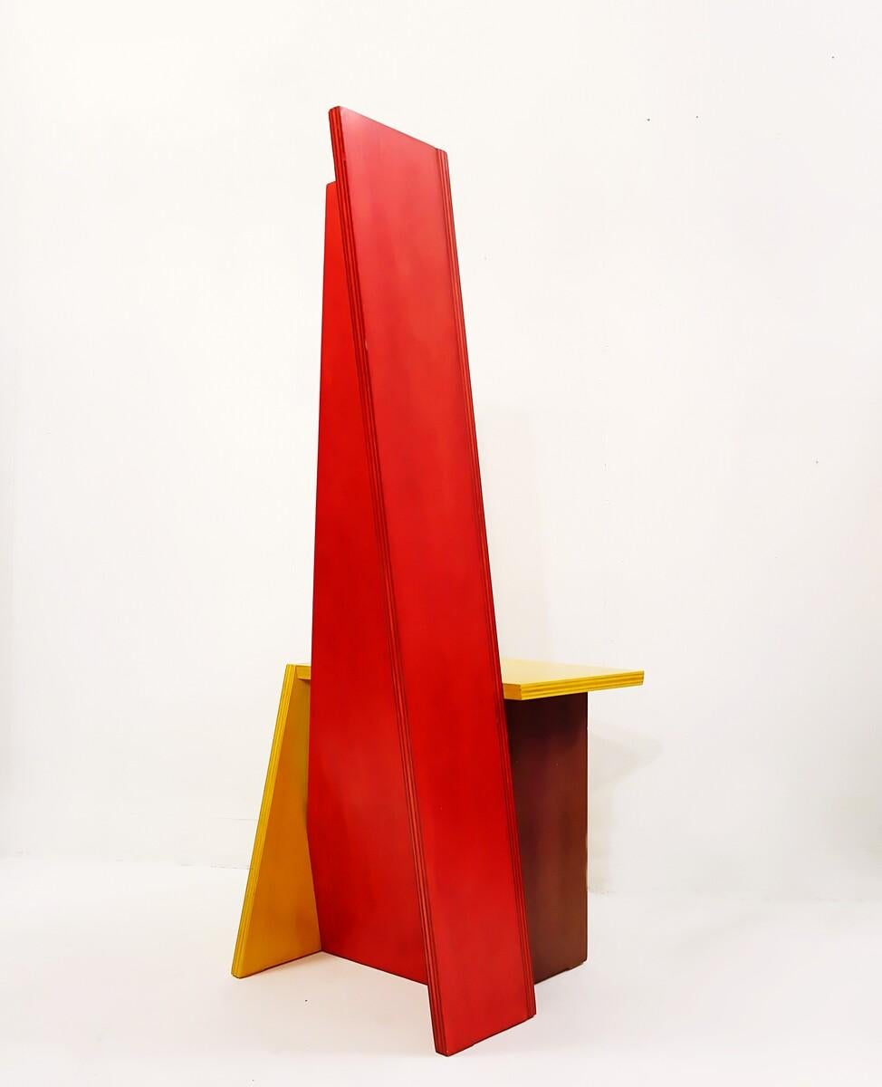 Belgian Constructive Movement Chair N°II, Constructive Movement of the 1980s