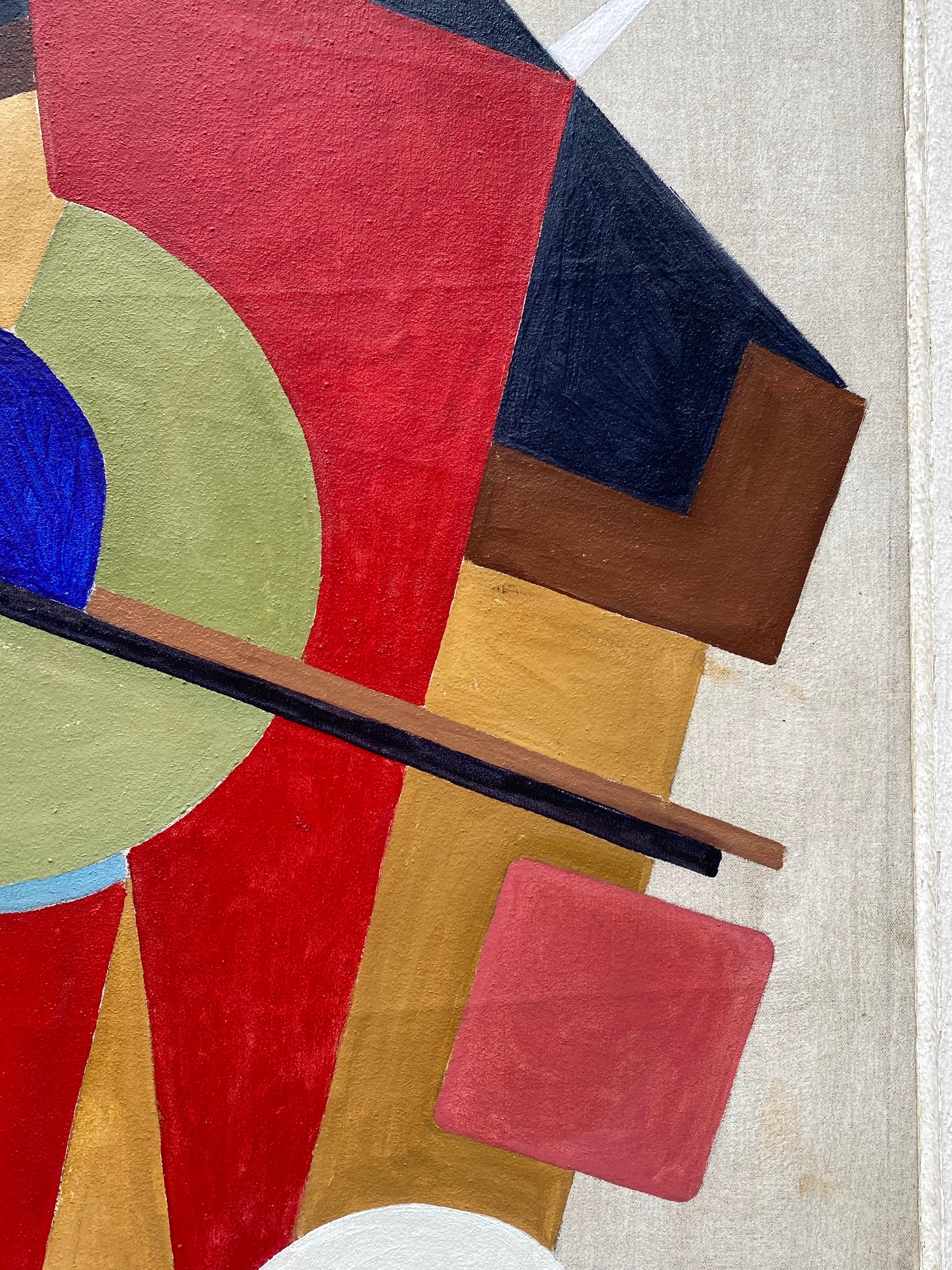 Constructivism Painting by Oscar Troneck 2