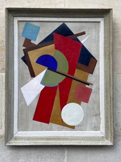 Peinture constructiviste d'Oscar Troneck