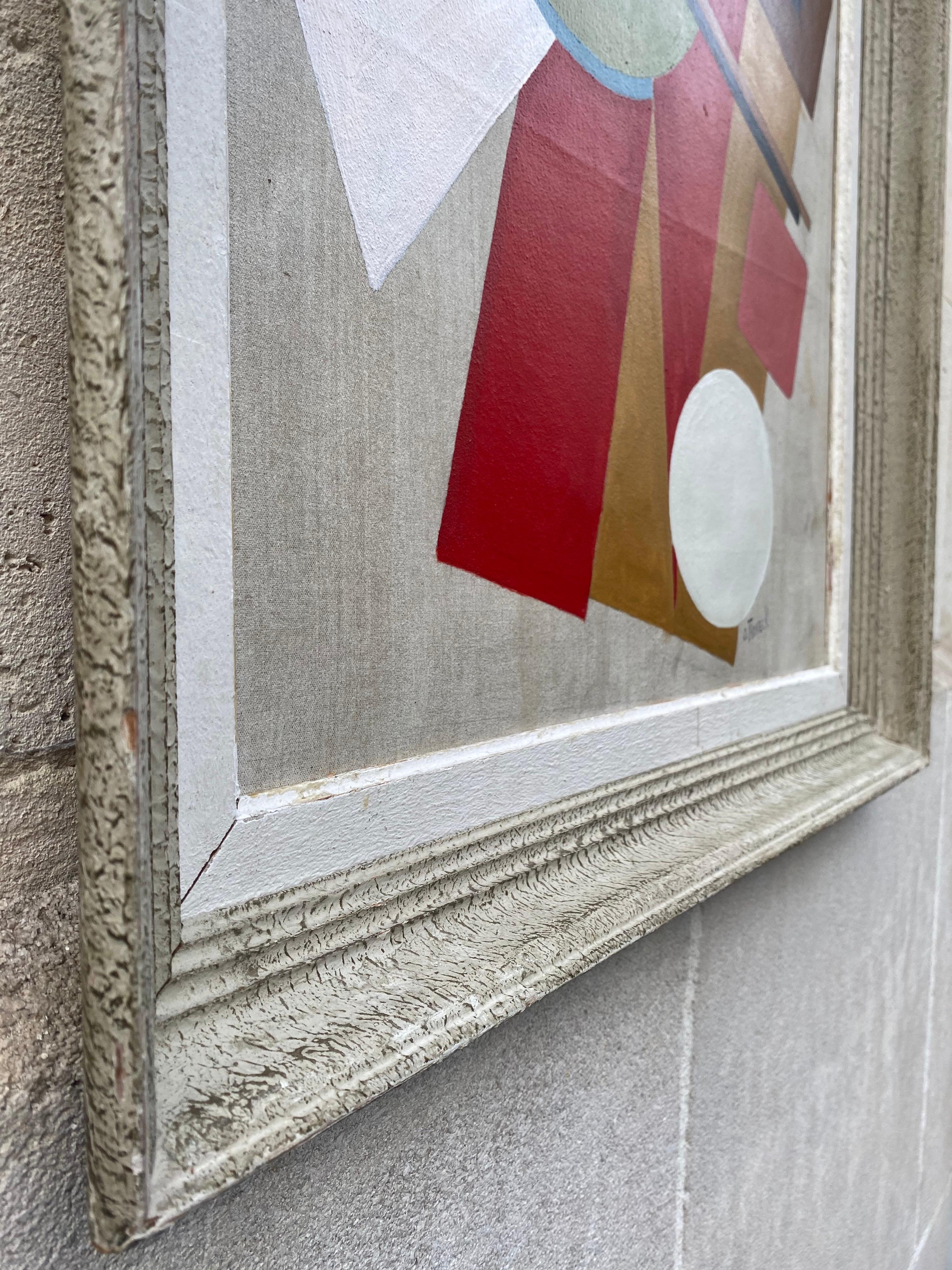 French Constructivism Painting by Oscar Troneck