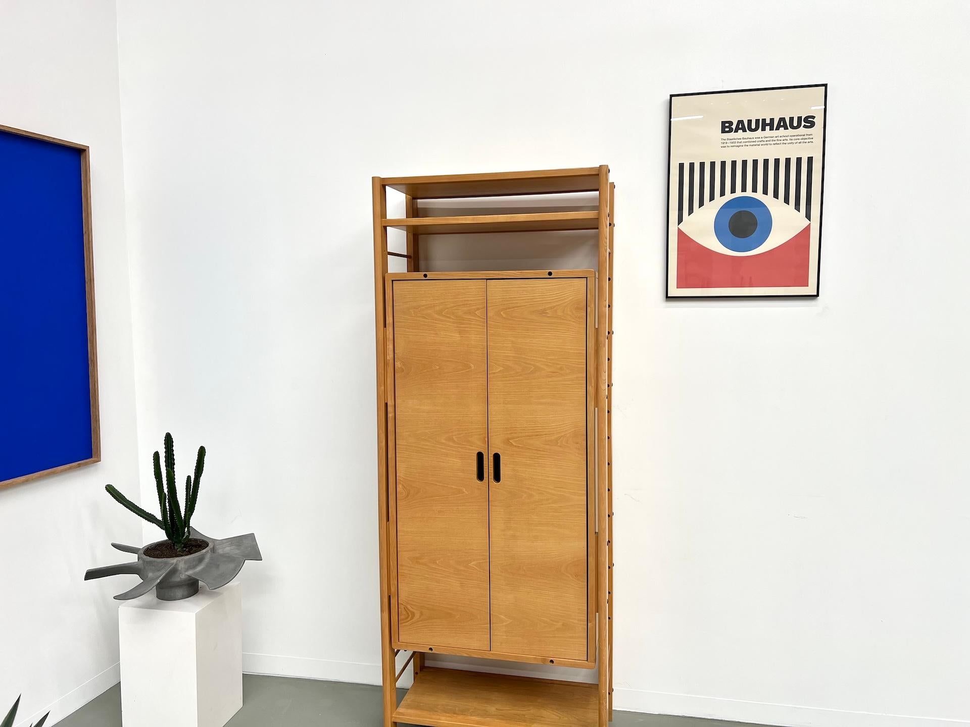 French Constructivist cabinet DLG André Sornay 1980 For Sale