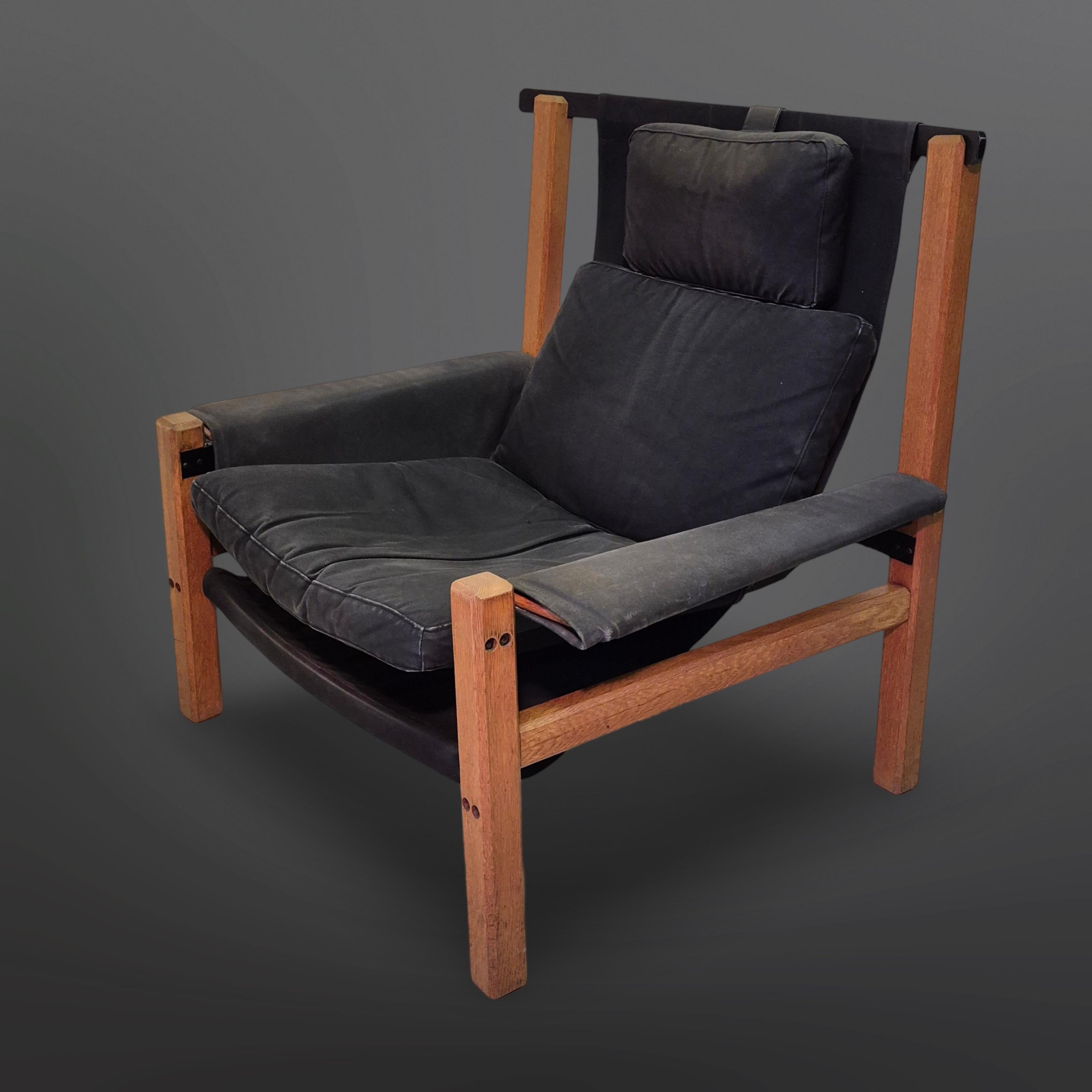 Sedia da salotto in stile Ox di design costruttivista, Paesi Bassi, 1960 in vendita 2