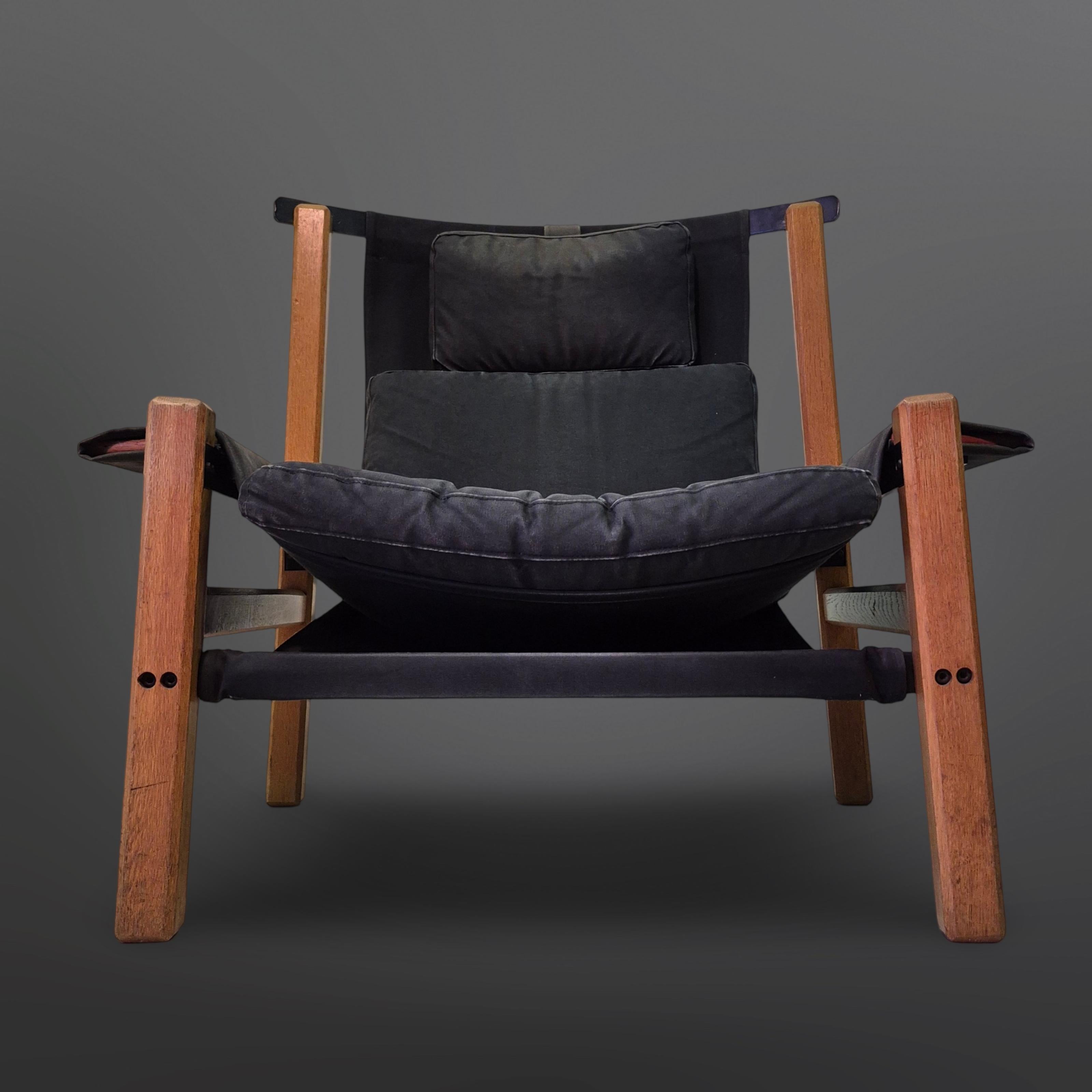 Sedia da salotto in stile Ox di design costruttivista, Paesi Bassi, 1960 in vendita 3