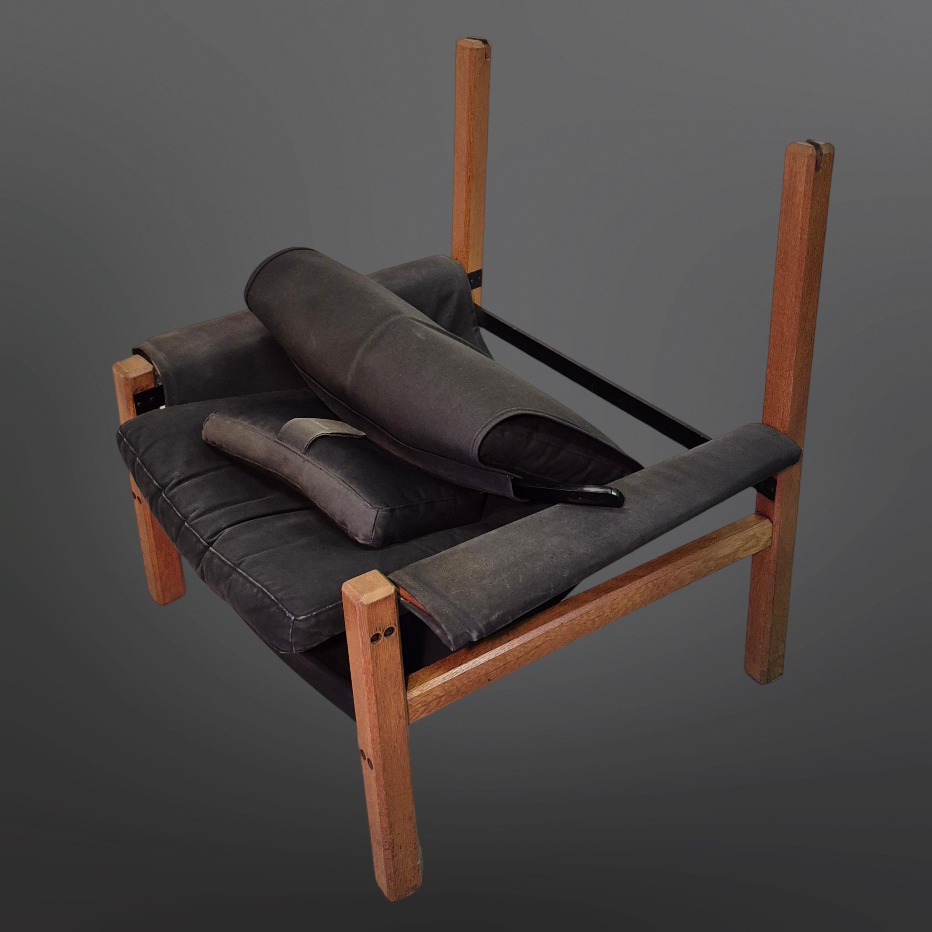 Sedia da salotto in stile Ox di design costruttivista, Paesi Bassi, 1960 in vendita 1