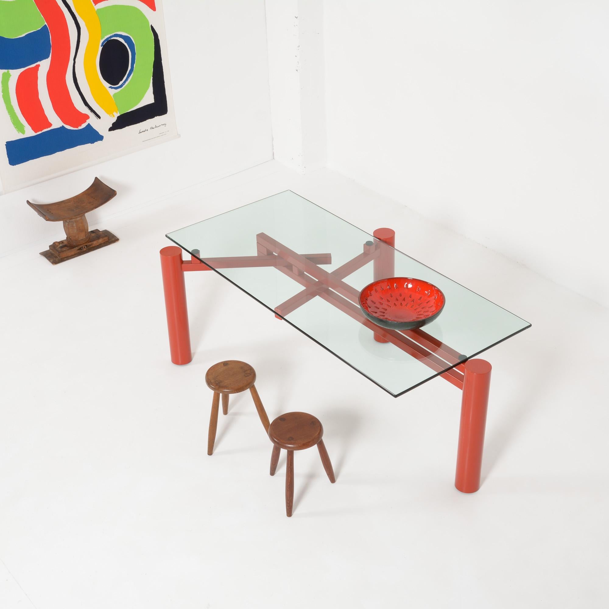Post-Modern Constructivist Dining Table by Christophe Gevers