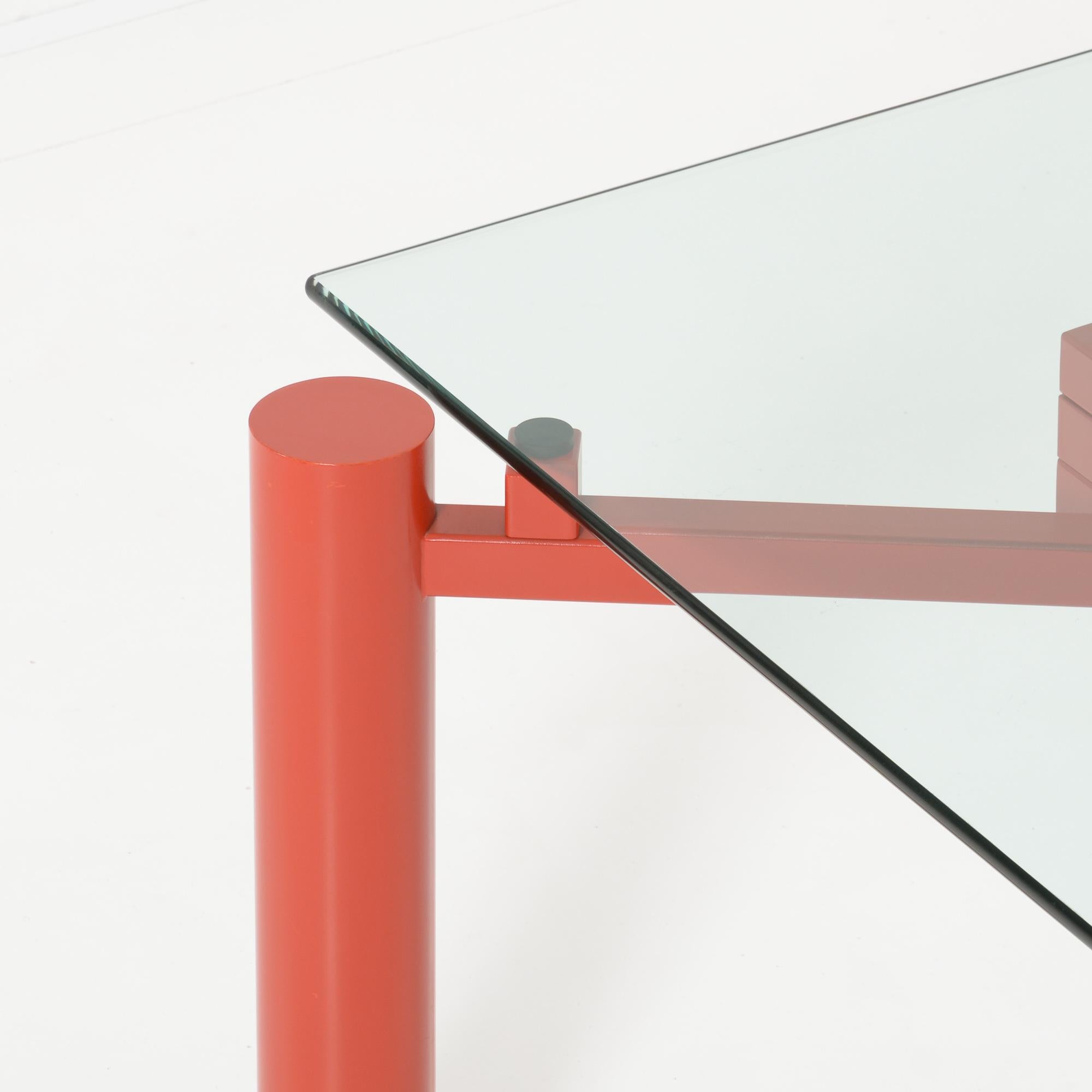 Metal Constructivist Dining Table by Christophe Gevers