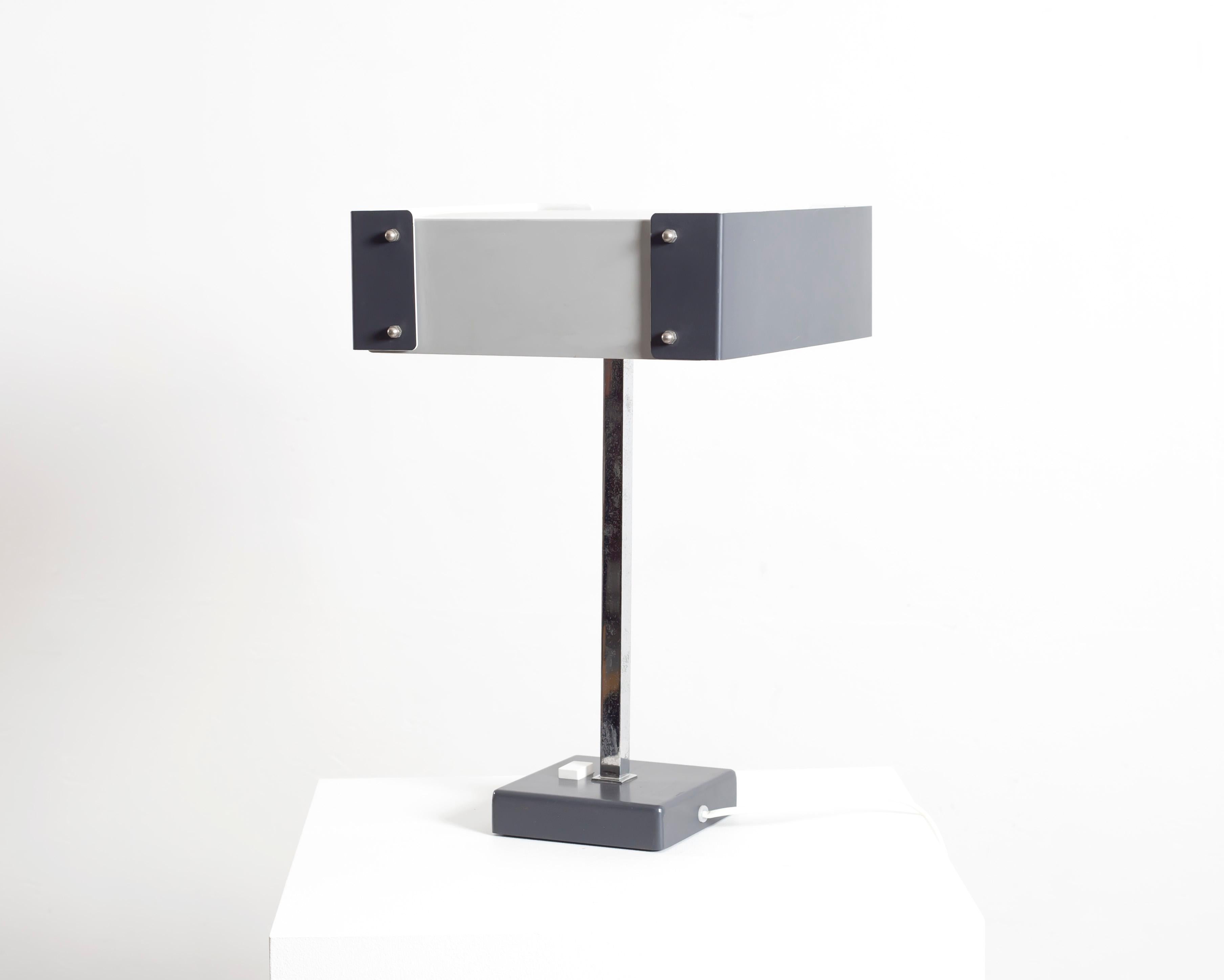 Scandinavian Constructivist Table Lamp by Gudmund Elvestad for Sønnico, Norway, 1969 For Sale