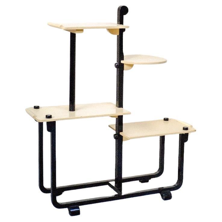 Constructivist Wood Plant Stand Attributed to André Groult, France c.1925 For Sale