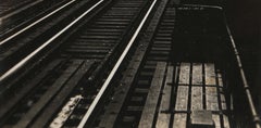 Train Tracks, Contemporary Silver Gelatin Print by Consuelo Kanaga