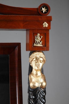 Consulat-Return From Egypt Period Cheval Floor Mirror