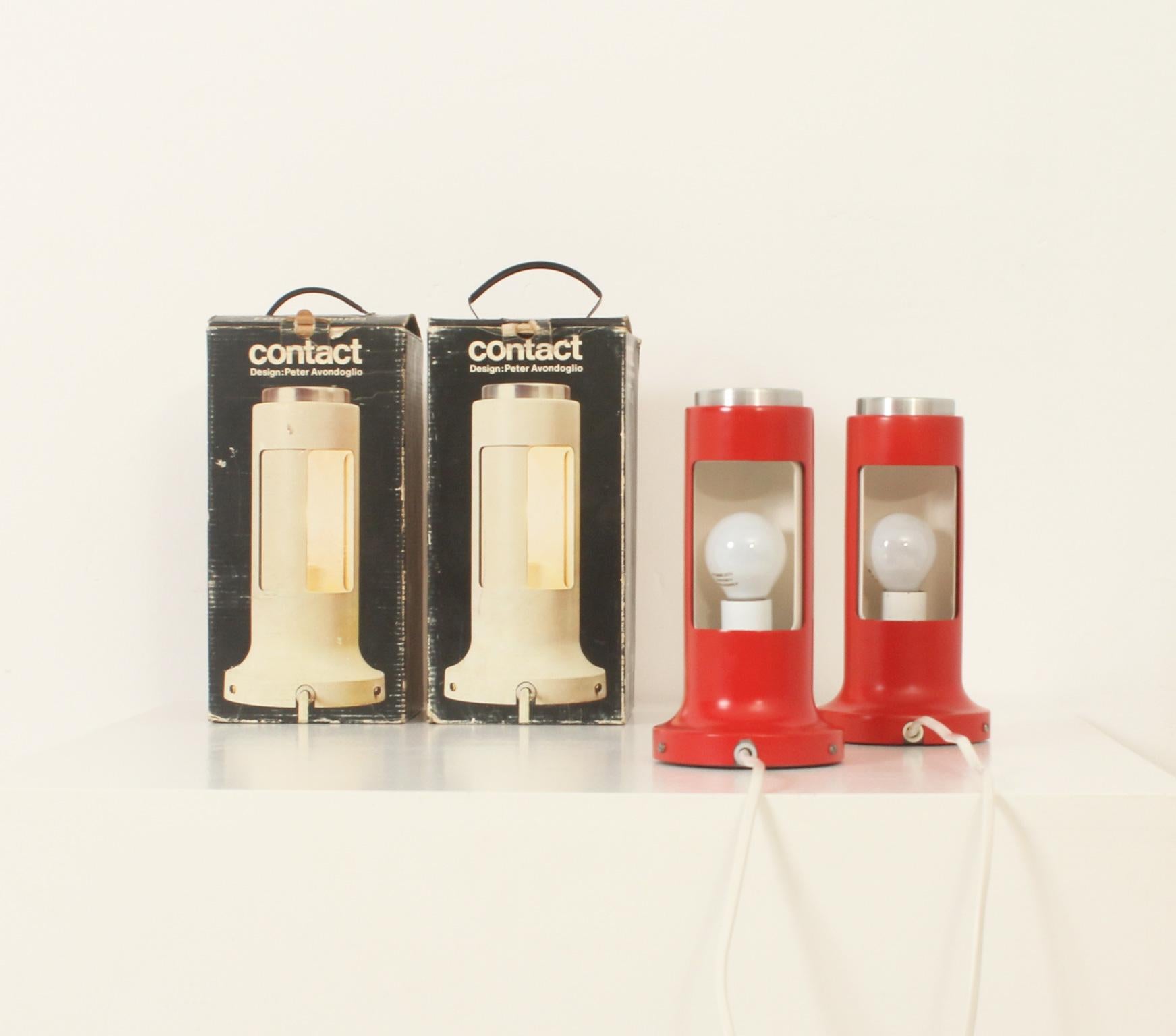 Danish Contact Table or Wall Lamps by Peter Avondoglio for Fog & Mørup, Denmark For Sale