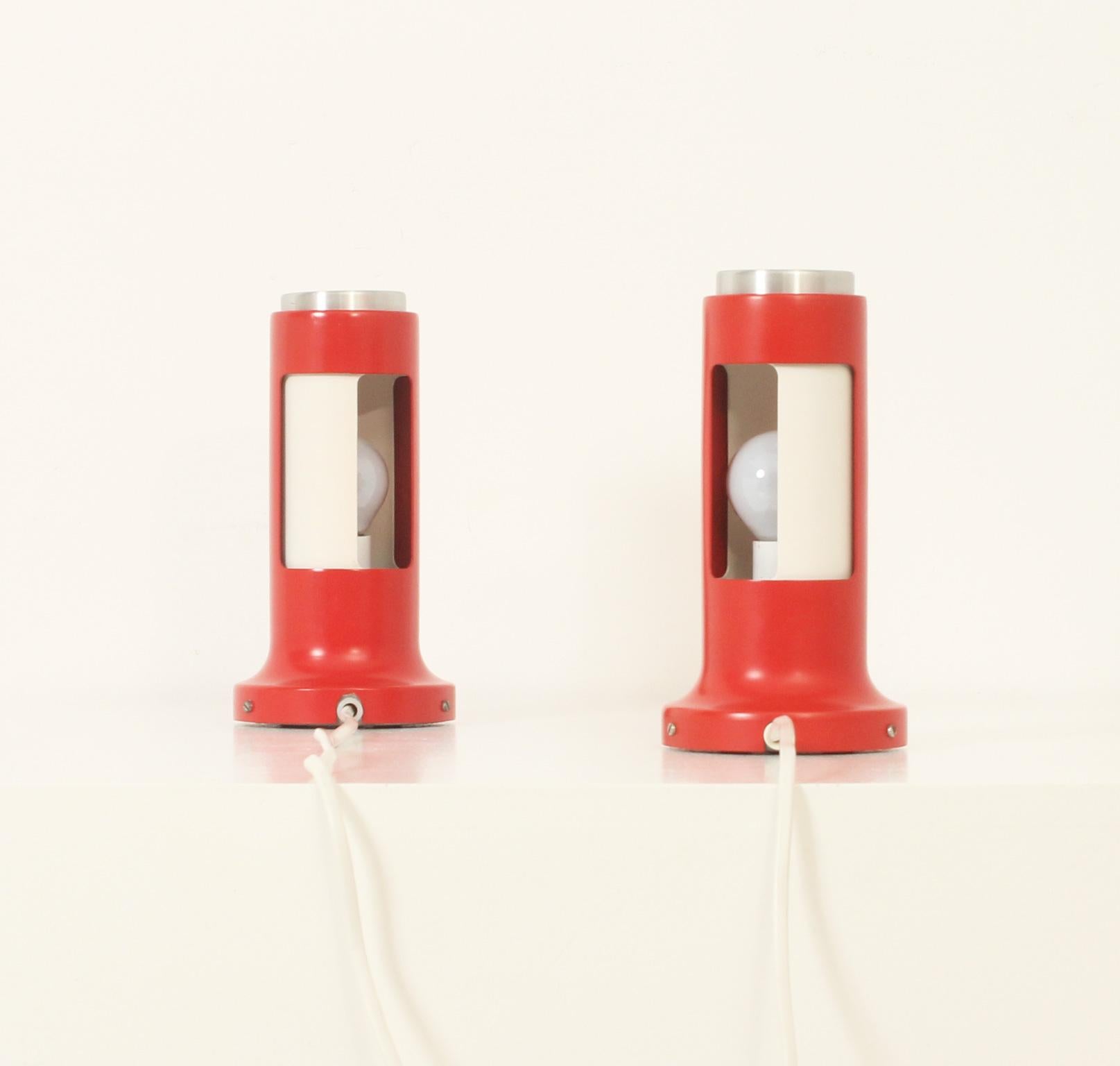 Aluminum Contact Table or Wall Lamps by Peter Avondoglio for Fog & Mørup, Denmark For Sale