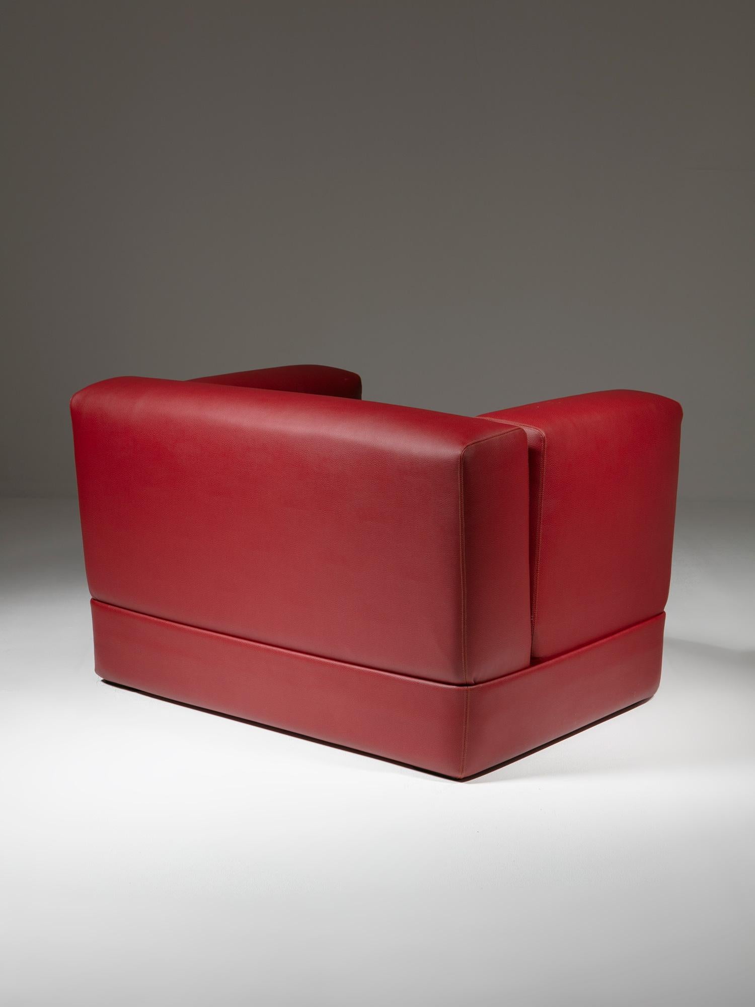Stuhl „Container“ von Ammannati und Vitelli für Rossi di Albizzate, Italien, 1970er Jahre (Italienisch) im Angebot