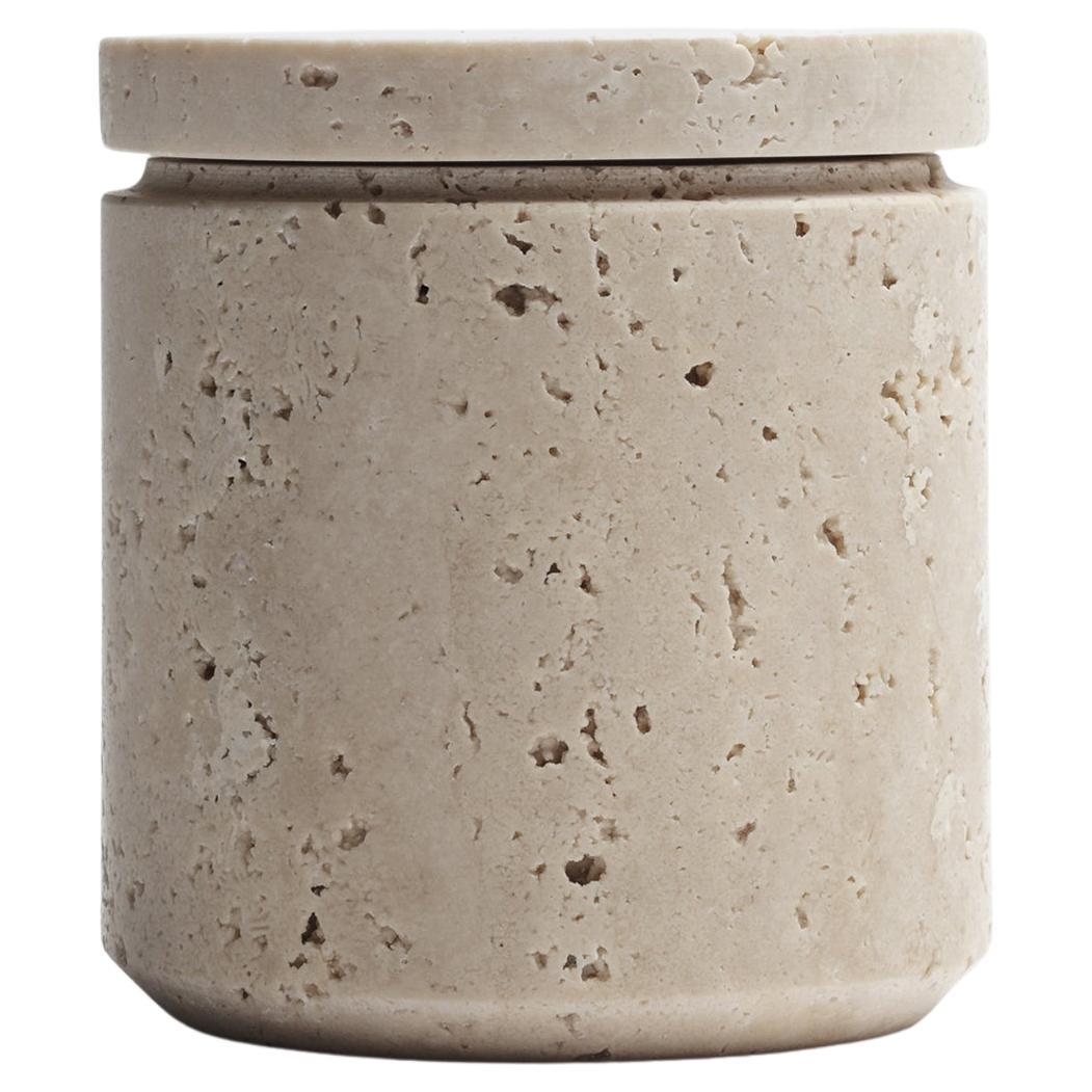 Container in Roman Travertine
