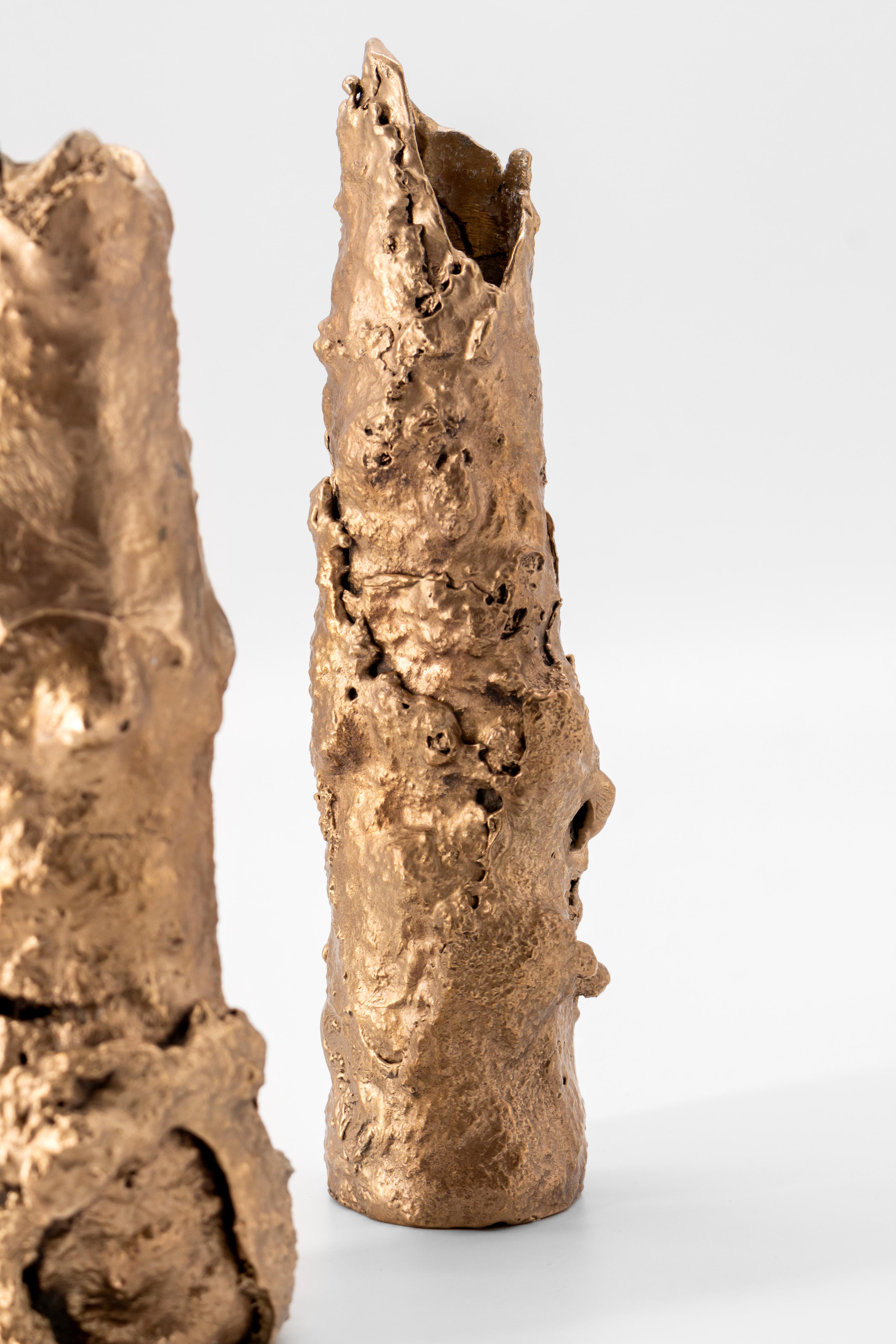Forma Fluida-Kerzenhalter aus Bronze im Zustand „Neu“ im Angebot in Florence, IT