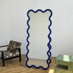 Large Modern Wood Entry Floor Mirror - Hvyli 16 by oitoproducts