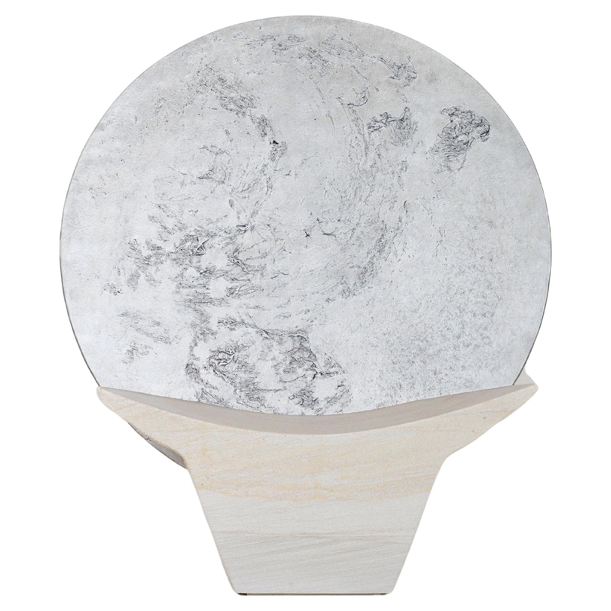 Sedia Contemplation Point in edizione limitata in alluminio e pietra arenaria di Jesse Ede in vendita