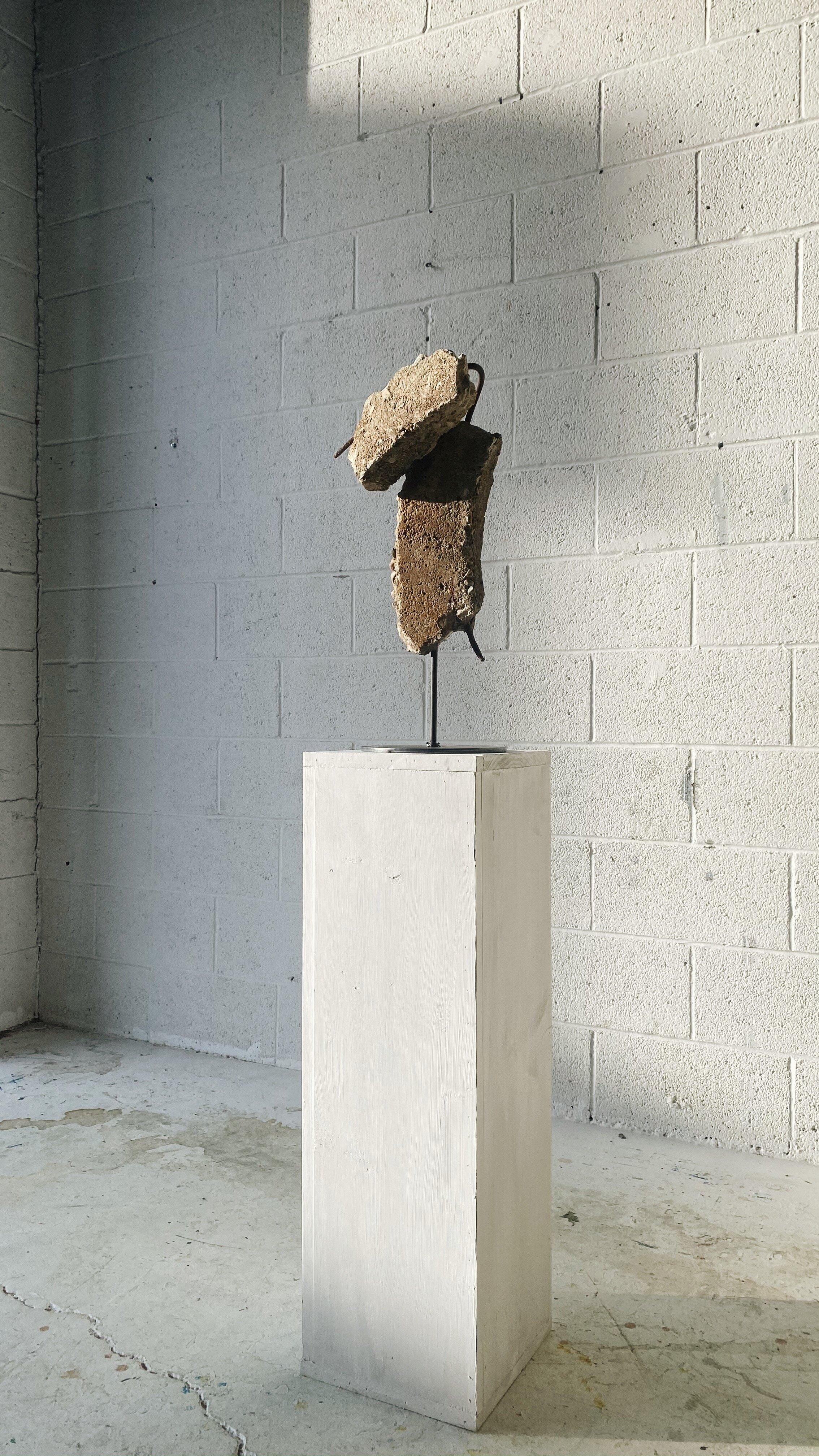 Post-Modern Contemporary Abstract Stone Sculpture Contemplative Object No. 2 Colt Seager For Sale