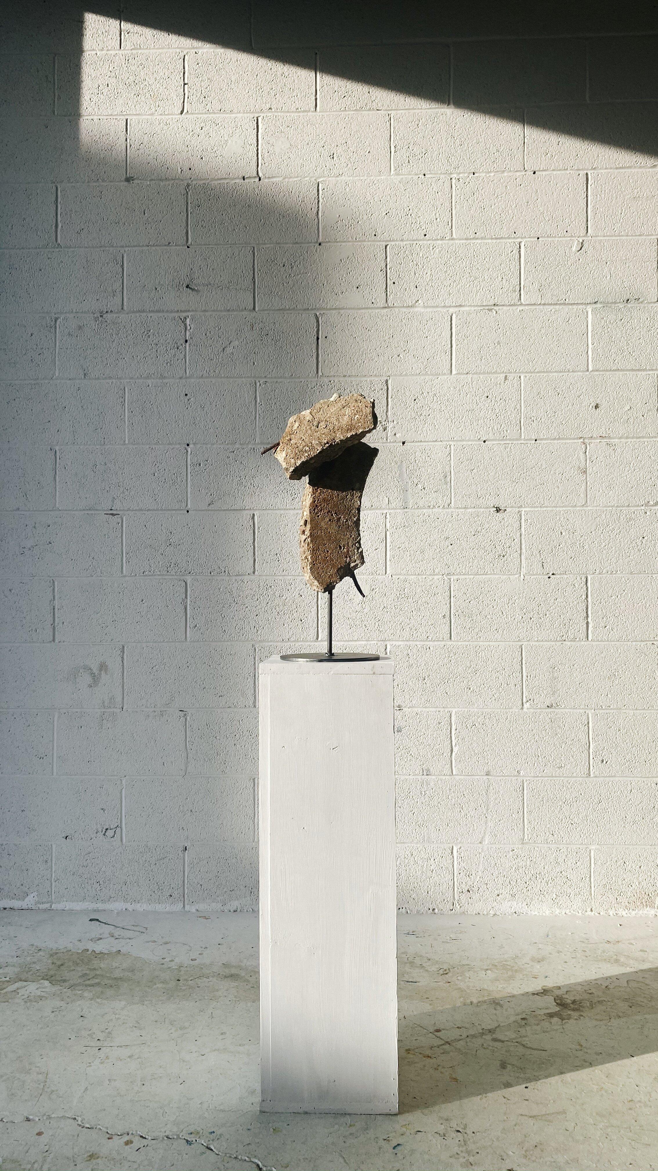North American Contemporary Abstract Stone Sculpture Contemplative Object No. 2 Colt Seager For Sale