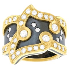 Contempo Ninties Gold & Steel Ring