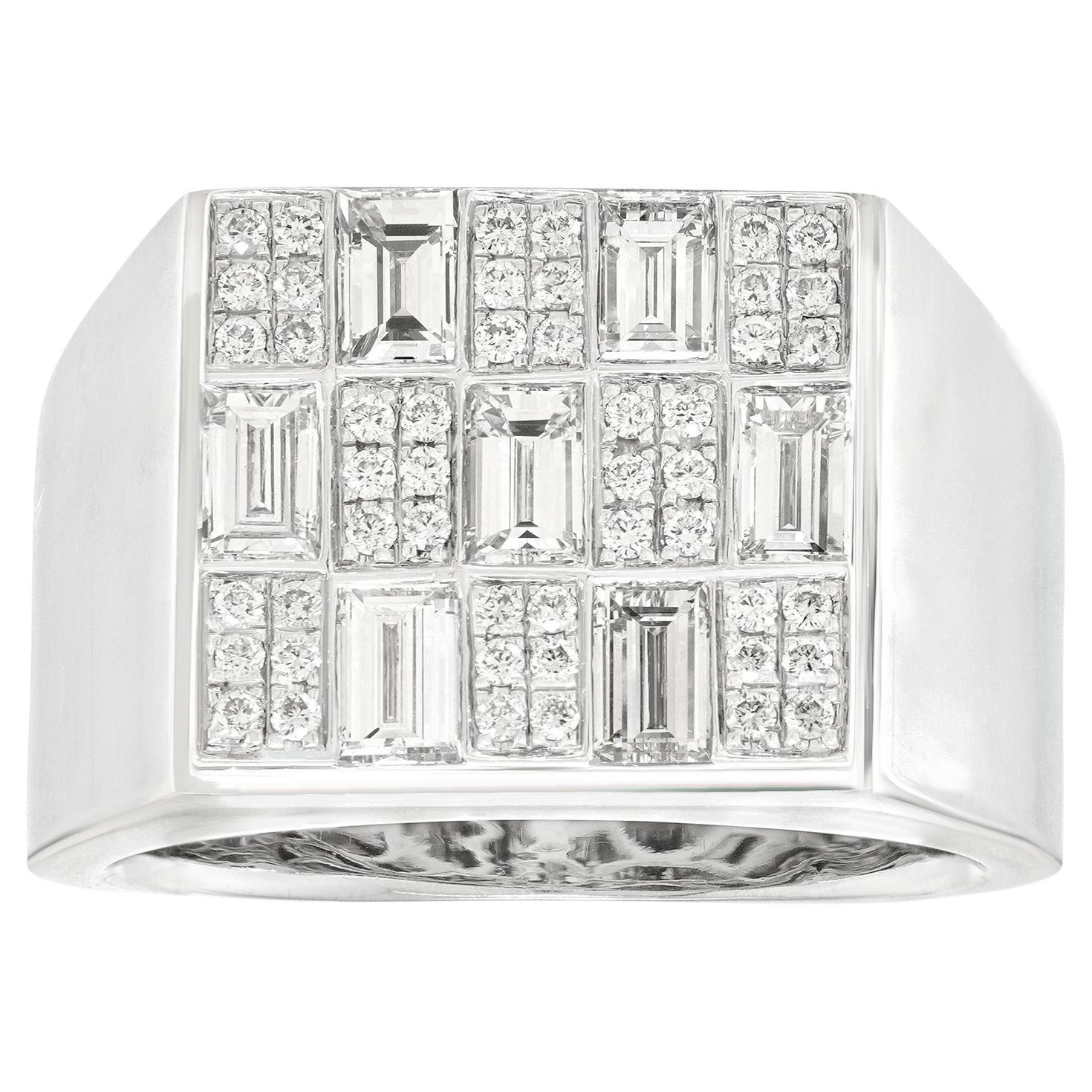 Anello con diamante Contempo anni
70