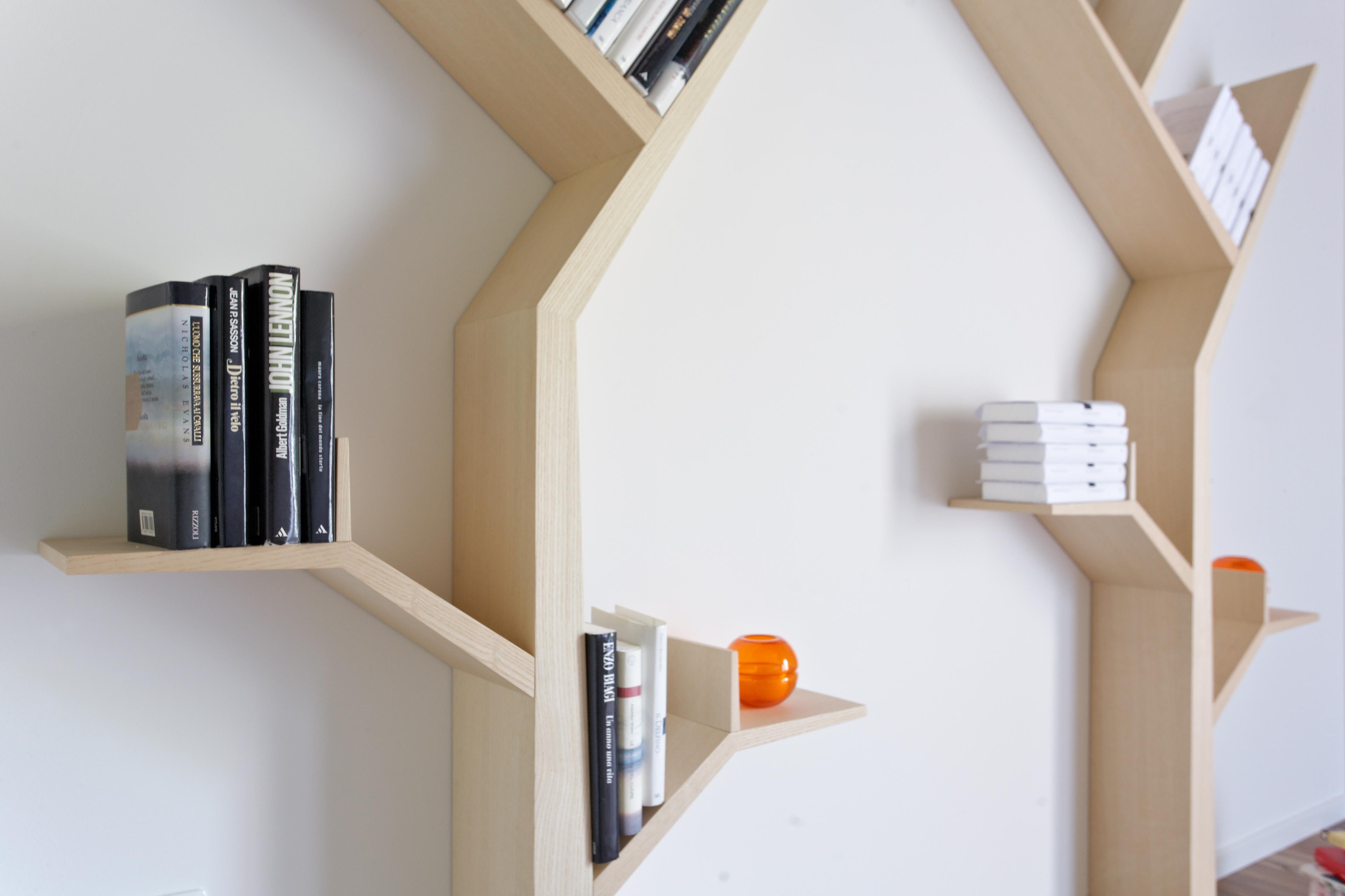 Contempoary by Kostas Syrtariotis Bookcase Wood For Sale 4