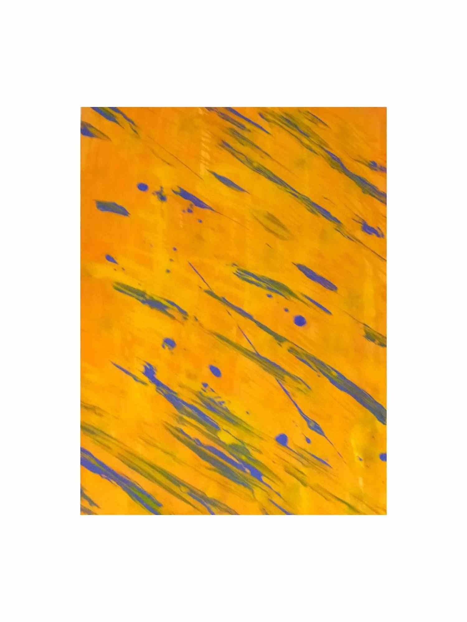 Abstract Painting Contempologyc E.M. - Tempera - Tempera sur papier - 2018