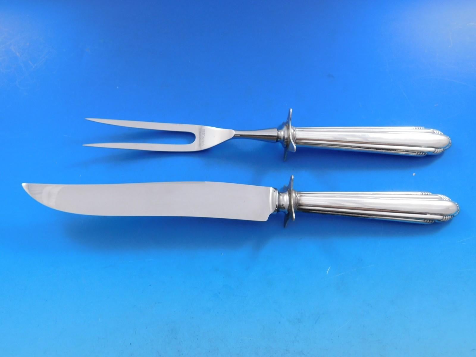 Contempora by D&H Juego de cubiertos de plata de ley 12 servicios 103 uds. Cena Art Déco en Excelente estado para la venta en Big Bend, WI